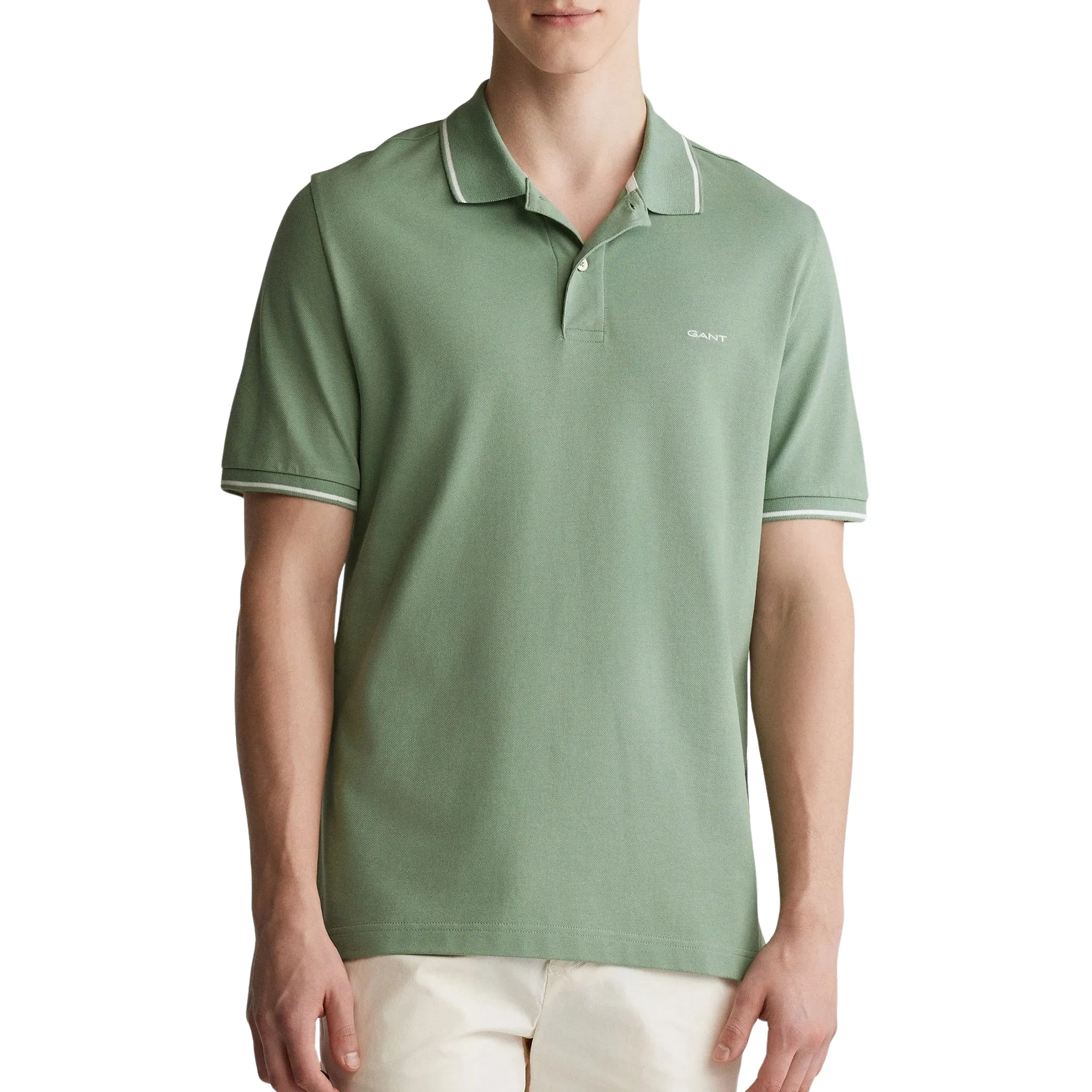 Gant Tipping SS Pique Rugger Polo Heren