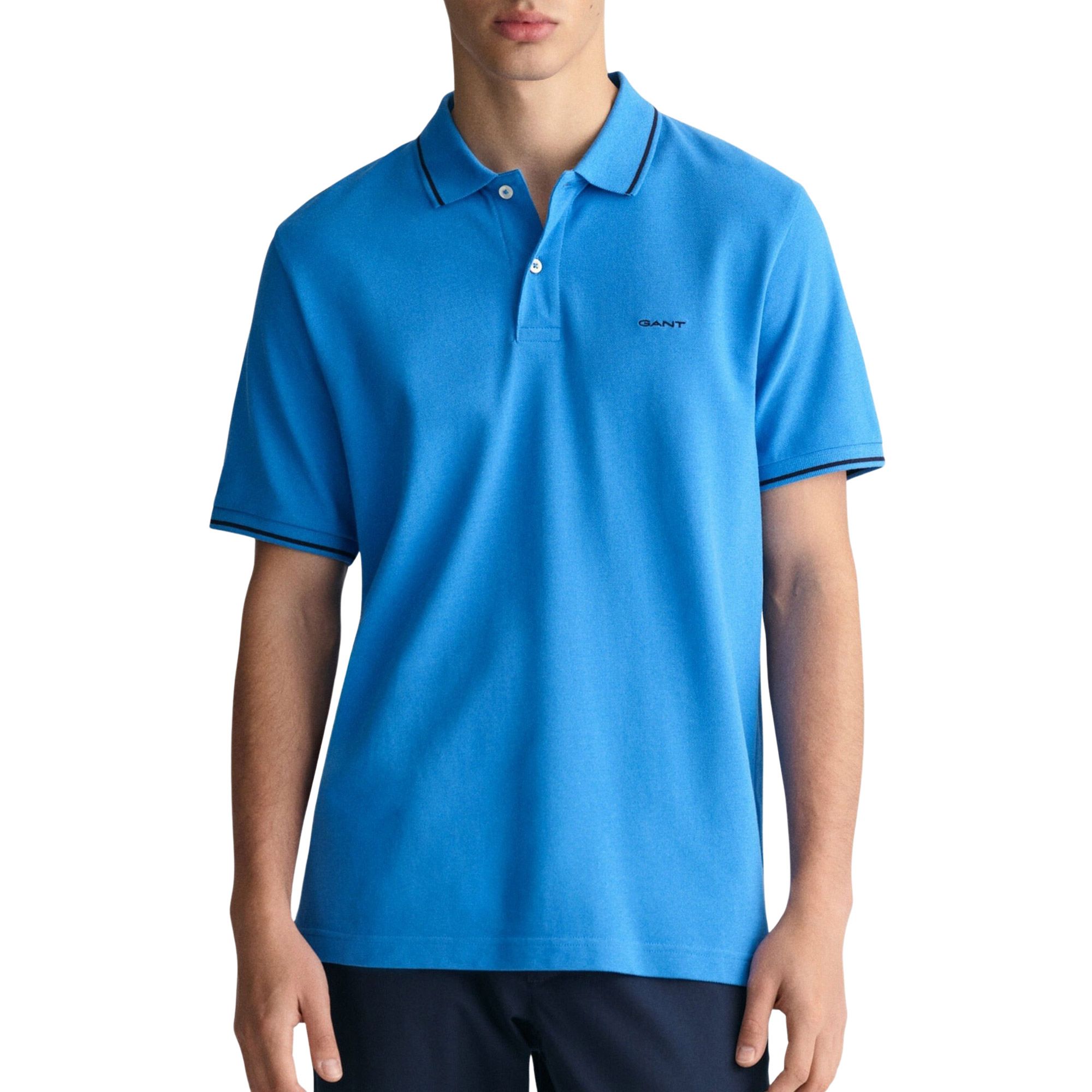 Gant Tipping SS Pique Rugger Polo Heren