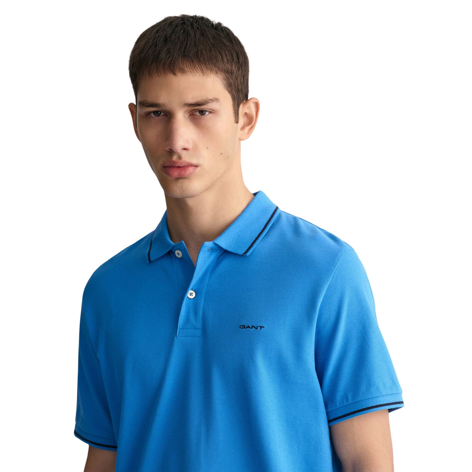 Gant Tipping SS Pique Rugger Polo Heren
