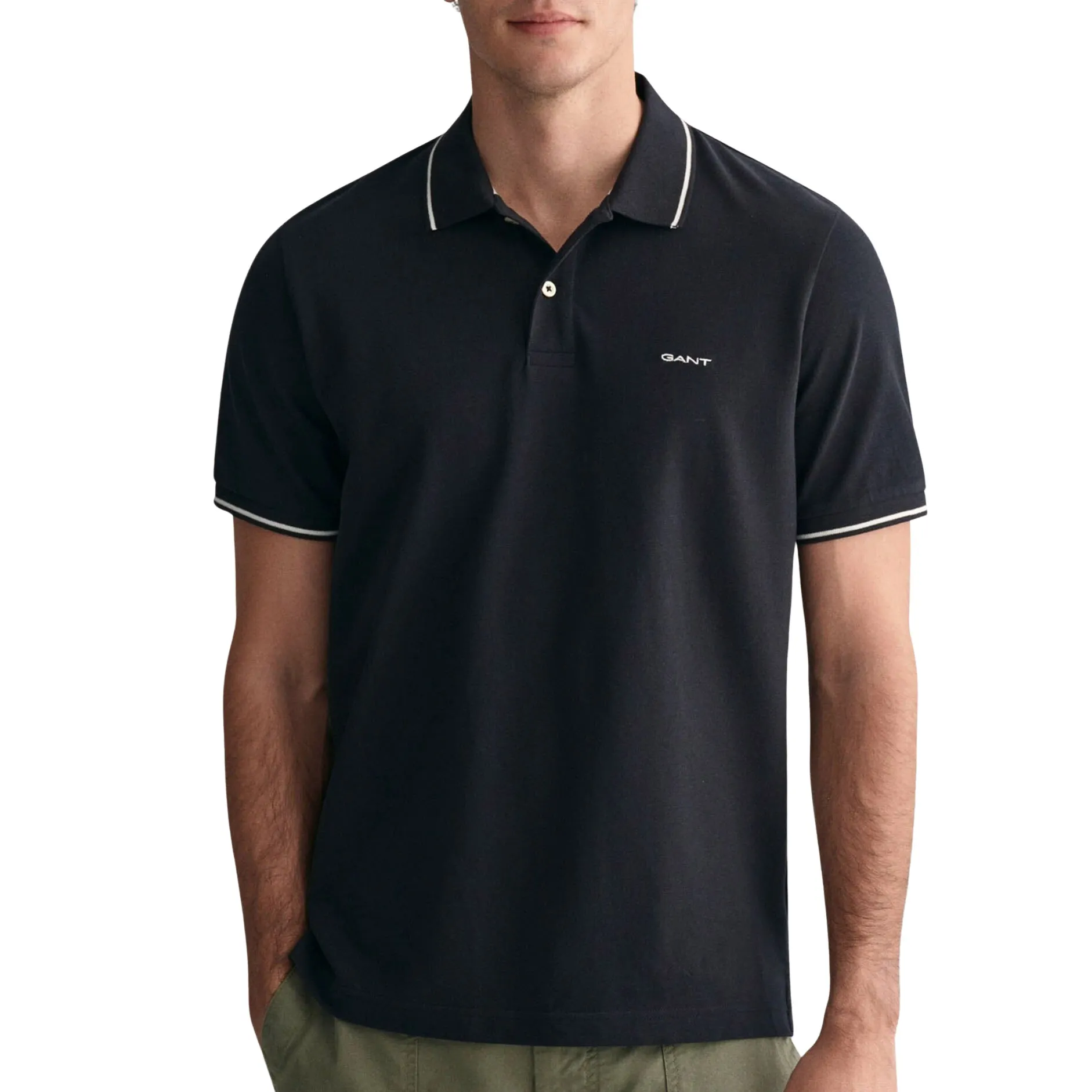Gant Tipping SS Pique Rugger Polo Heren