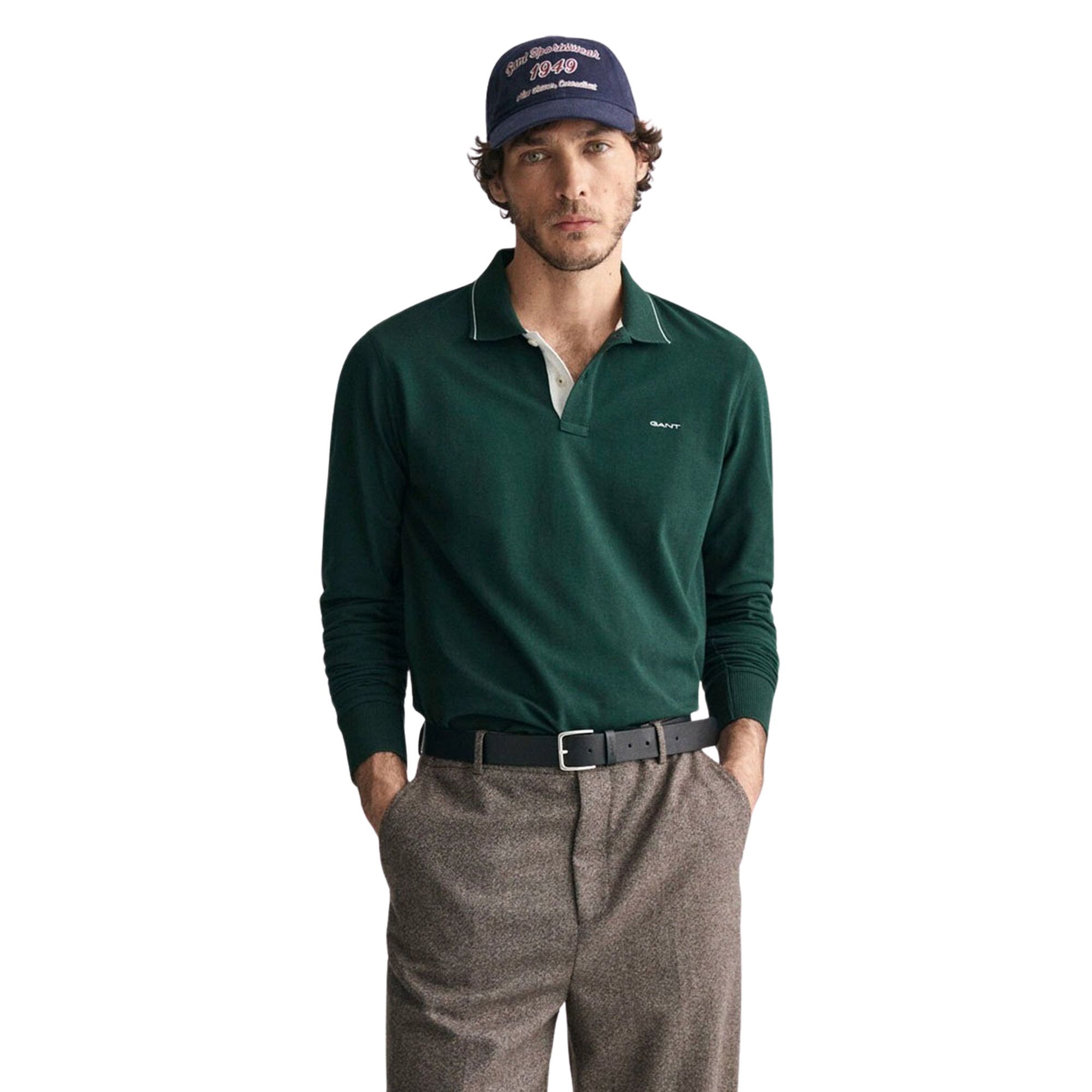Polo T-shirt manches longues Gant