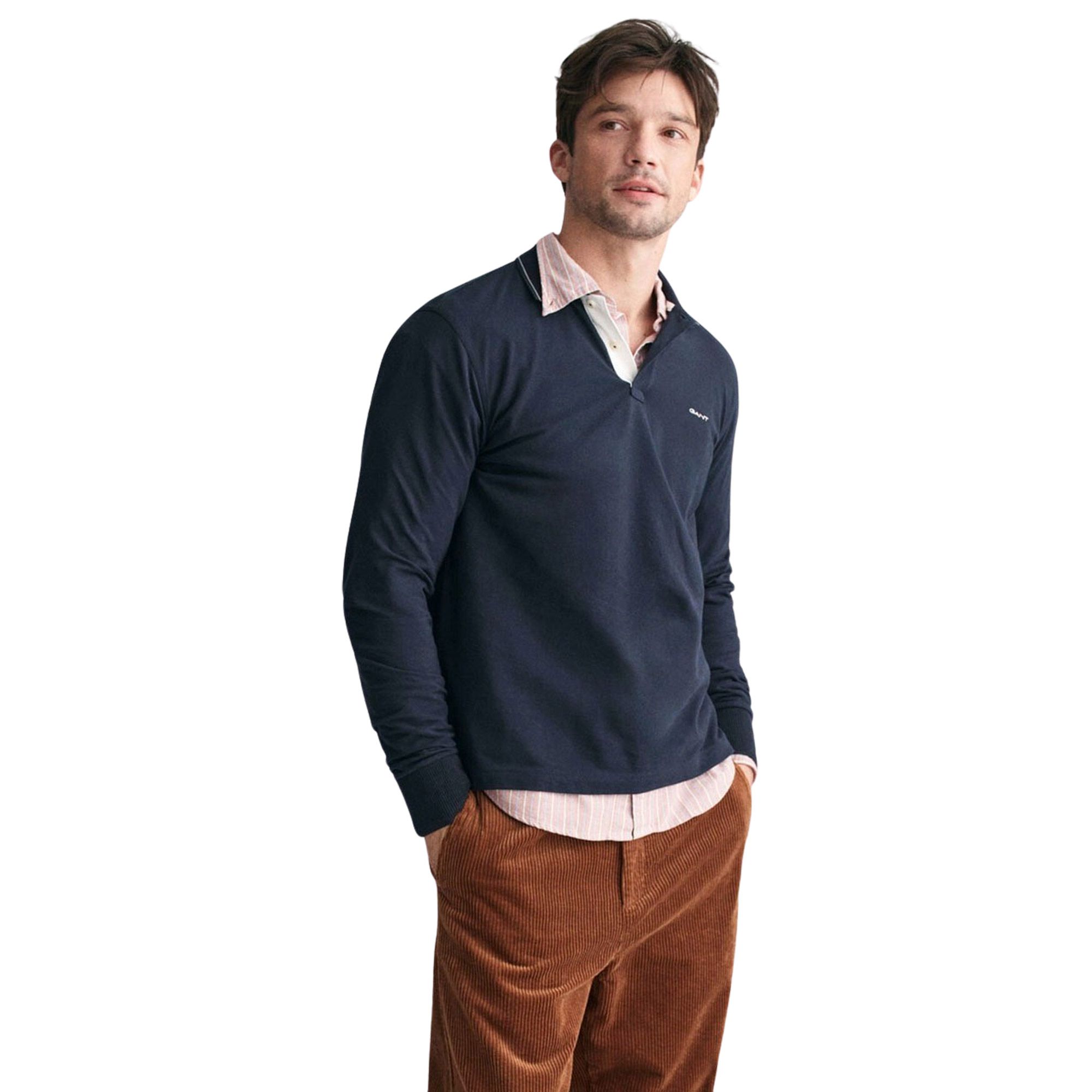 Polo T-shirt manches longues Gant