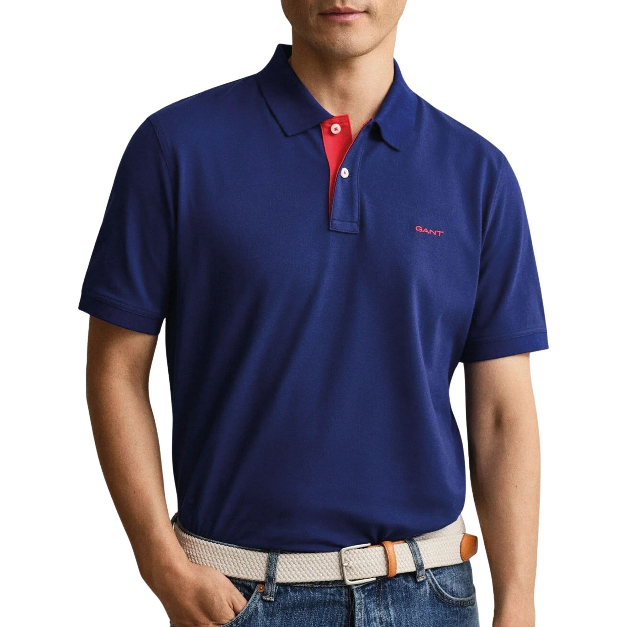 Gant Contrast Piqué Polo Heren