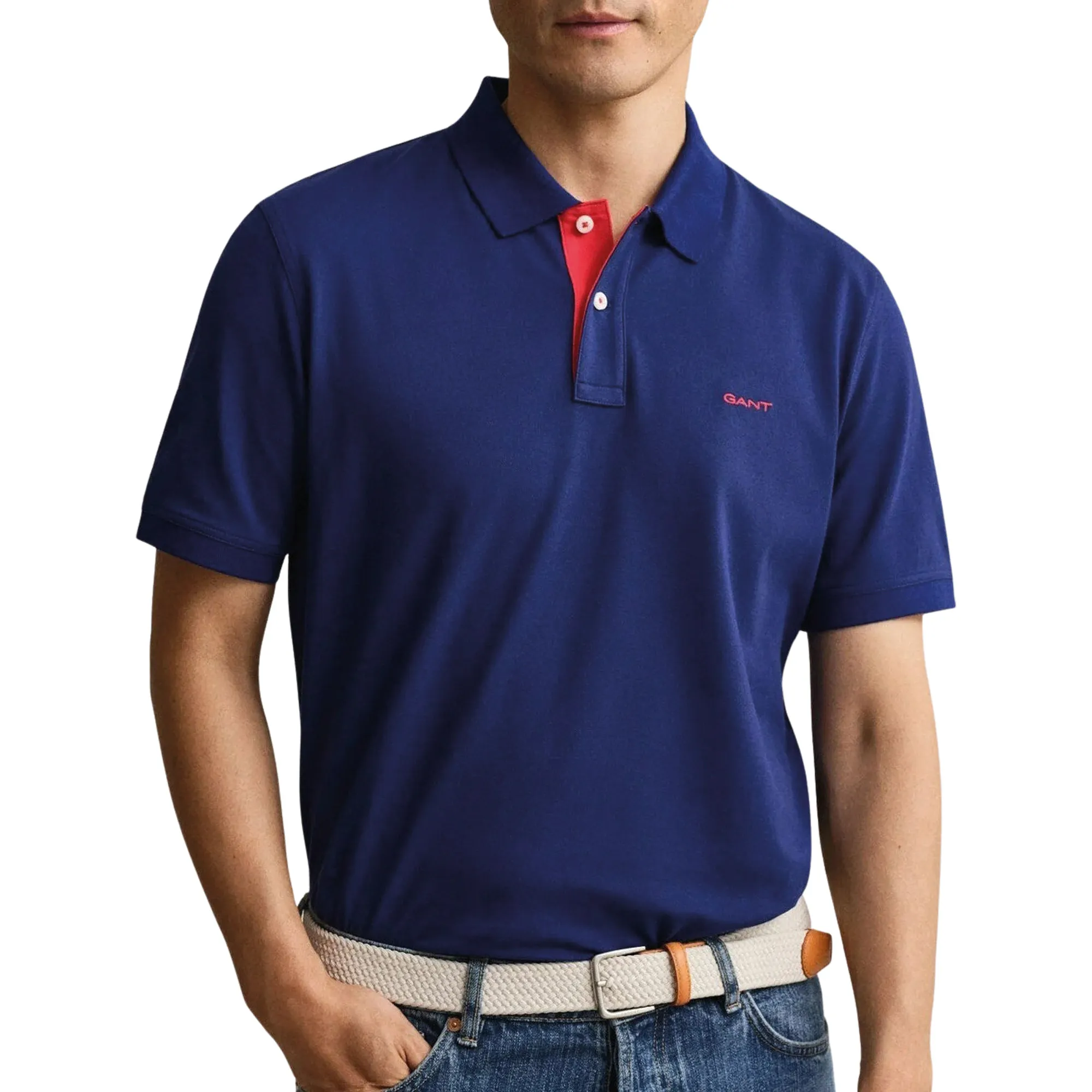 Gant Contrast Piqué Polo Heren