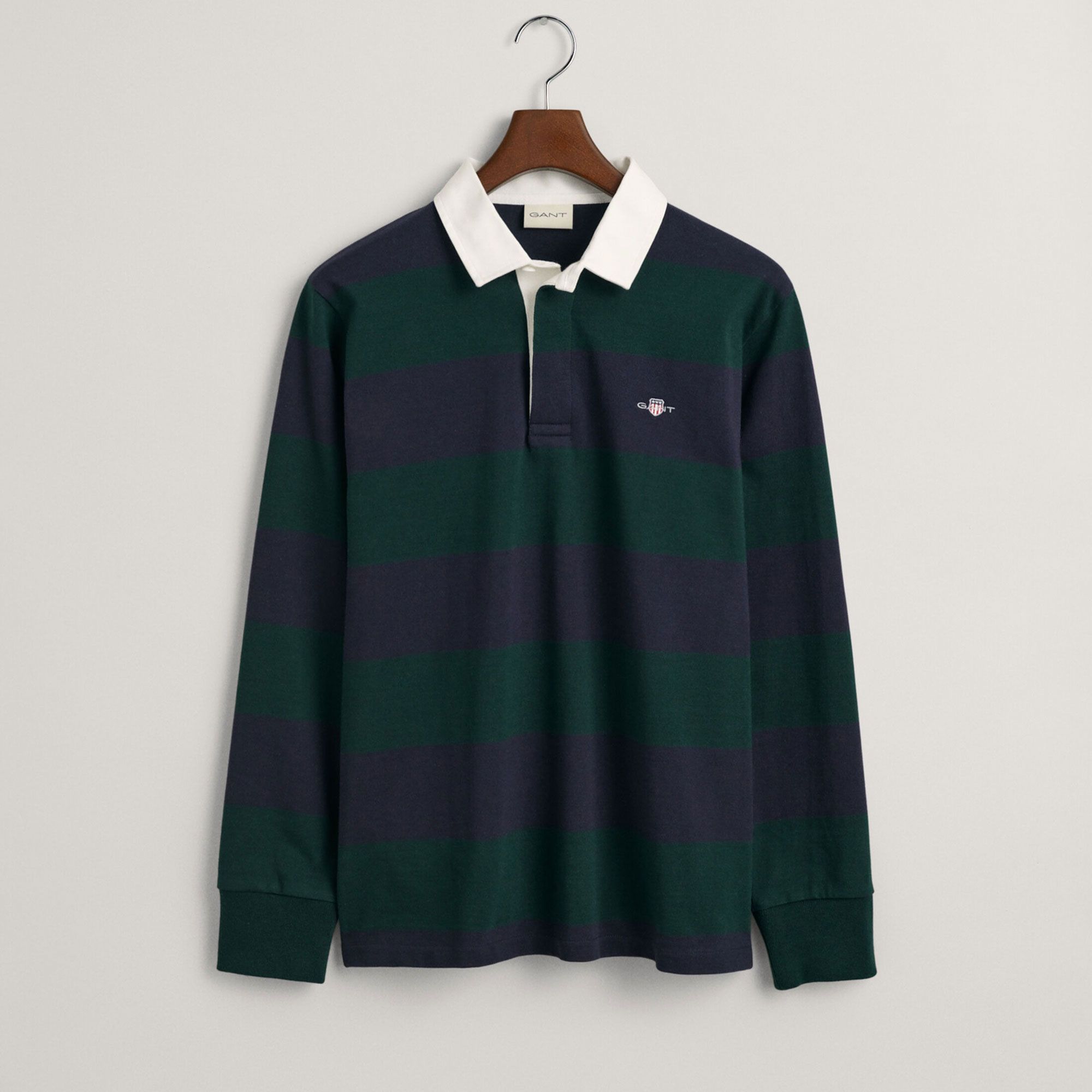 Gant Original Barstripe Heavy Rugger Longsleeve Polo Heren