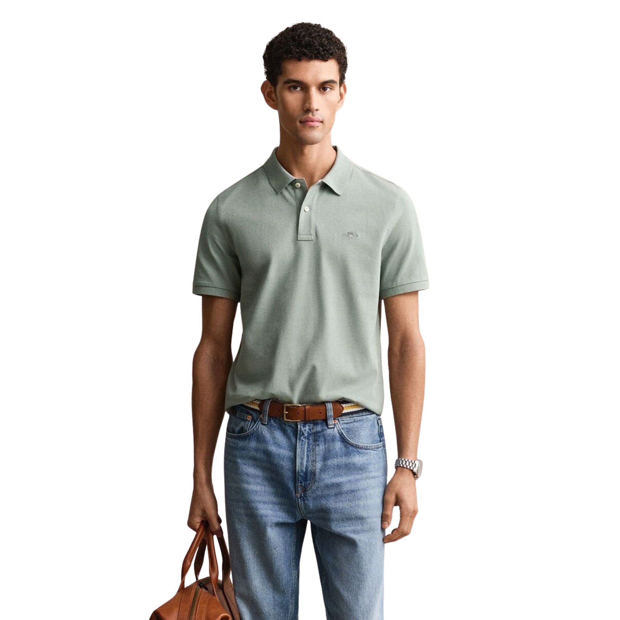 Gant Shield Pique Polo Heren