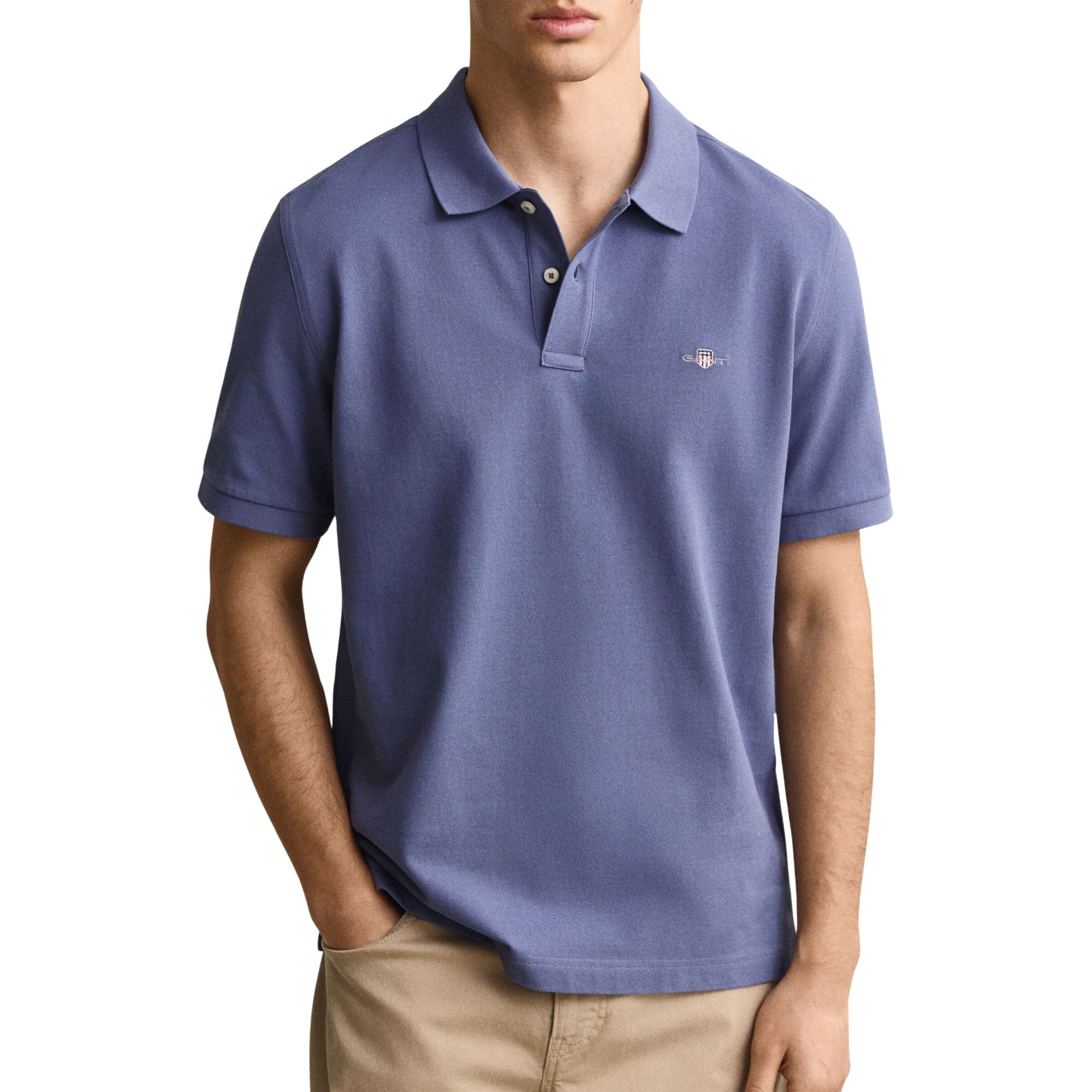 Polo T-shirt Gant Shield Pique Hommes