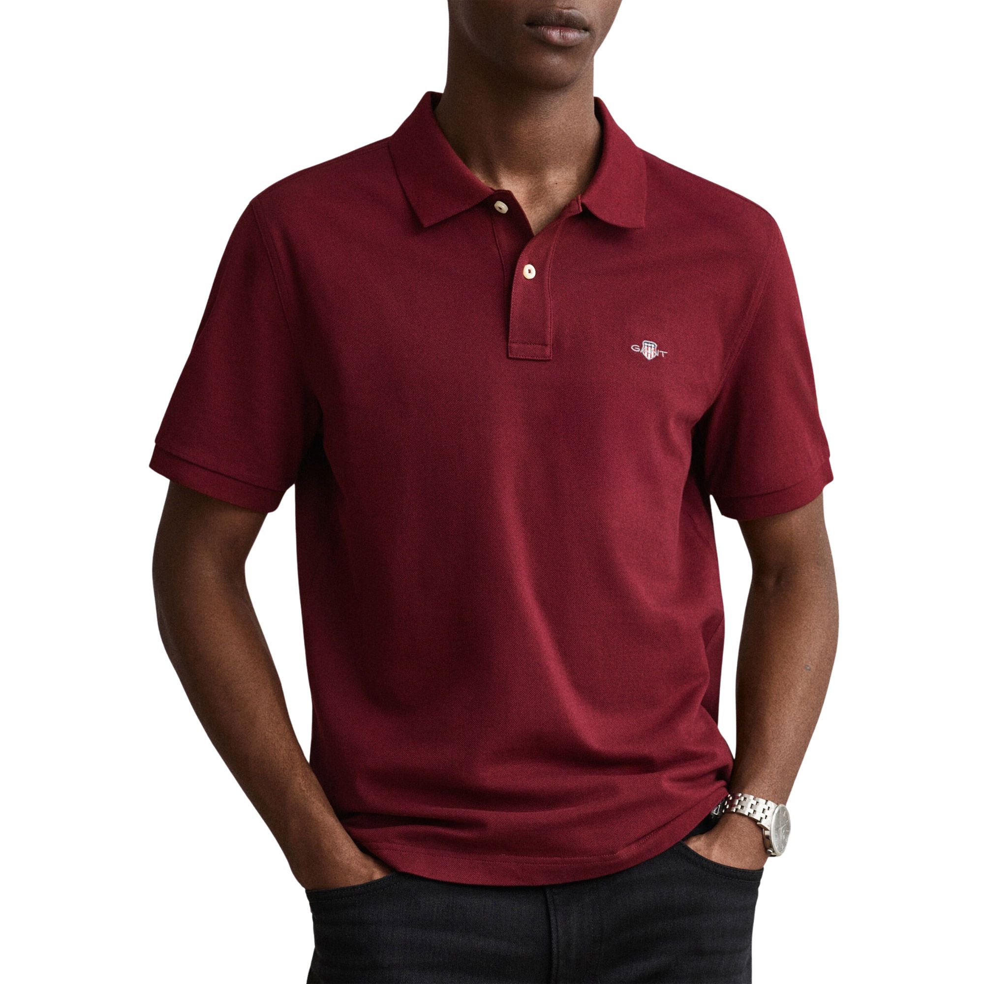 Polo T-shirt Gant Shield Pique Hommes