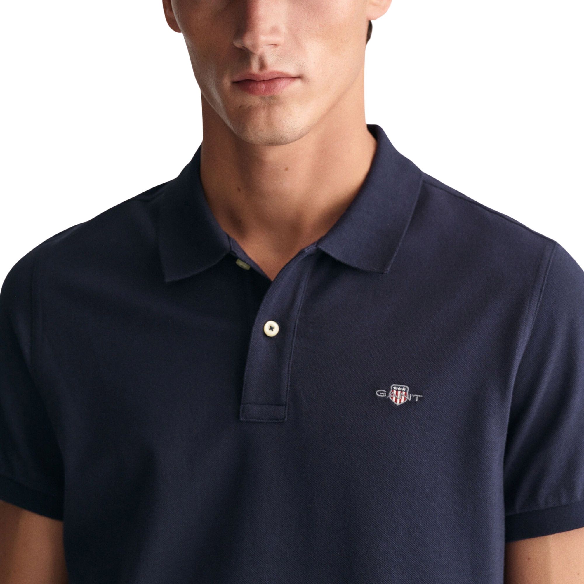 Gant Shield Pique Polo Heren