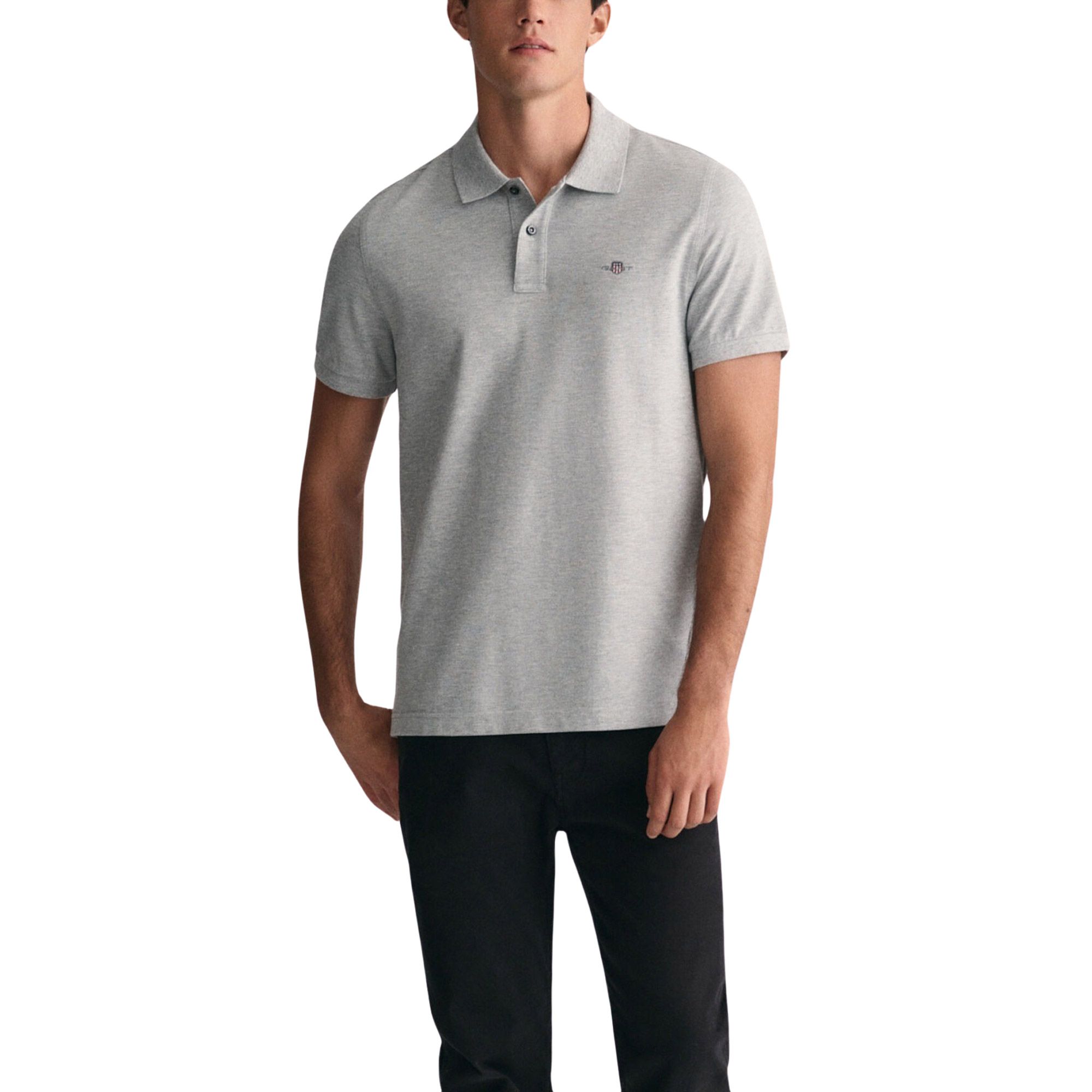 Polo T-shirt Gant Shield Pique Hommes