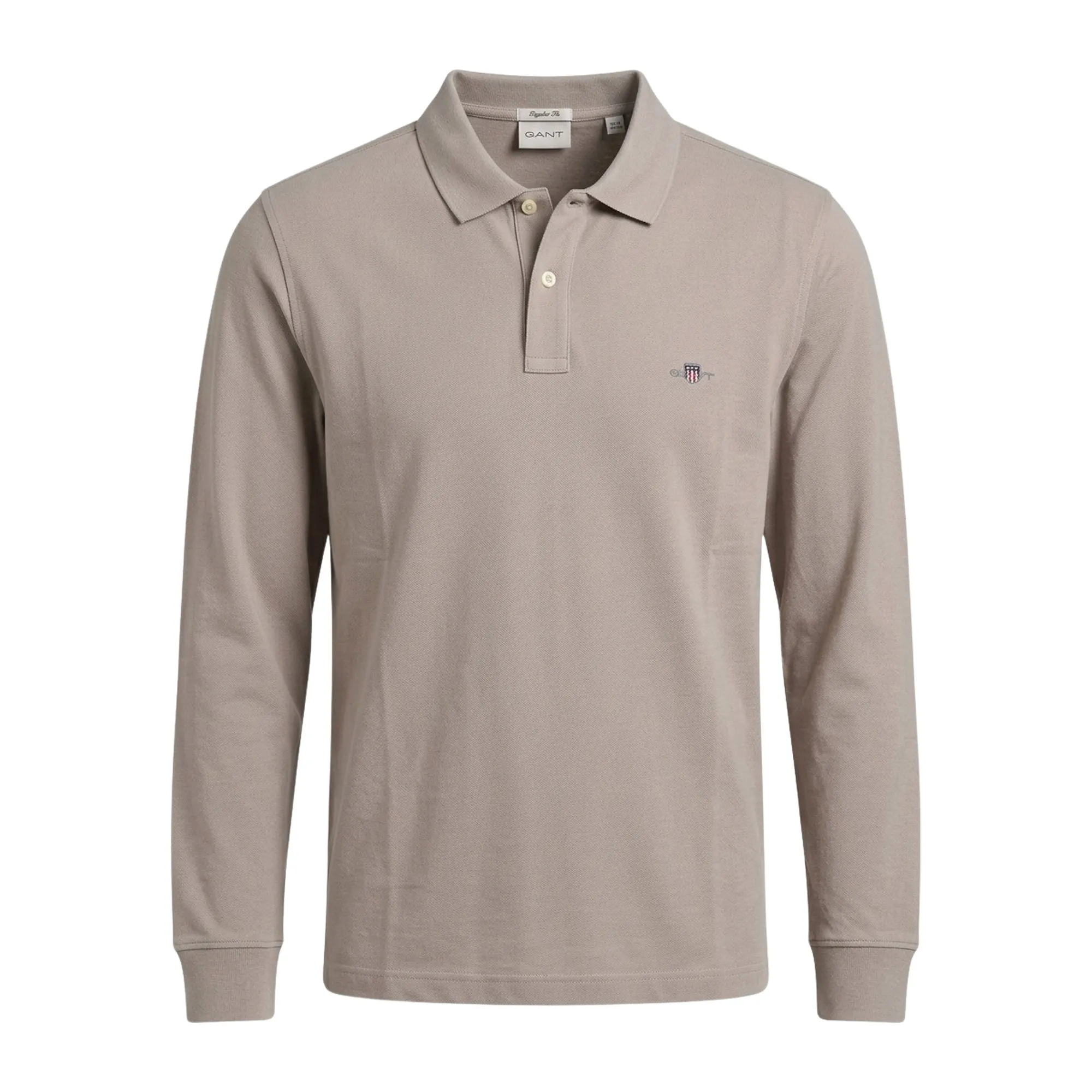 Gant Shield Piqué Rugger Longsleeve Polo Herren
