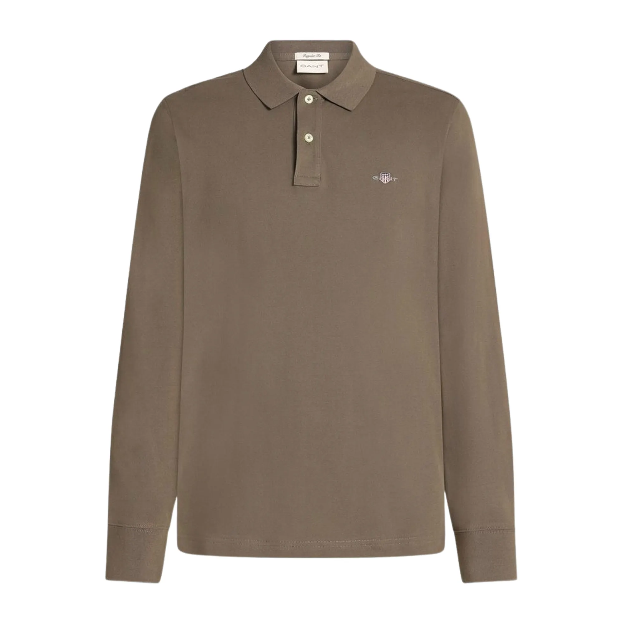 Gant Shield Piqué Rugger Longsleeve Polo Herren
