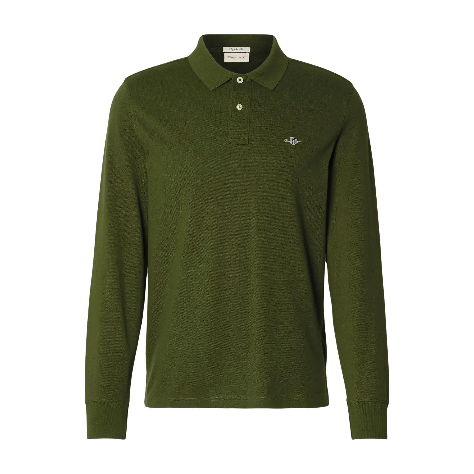 Gant Shield Piqué Rugger Longsleeve Polo Herren
