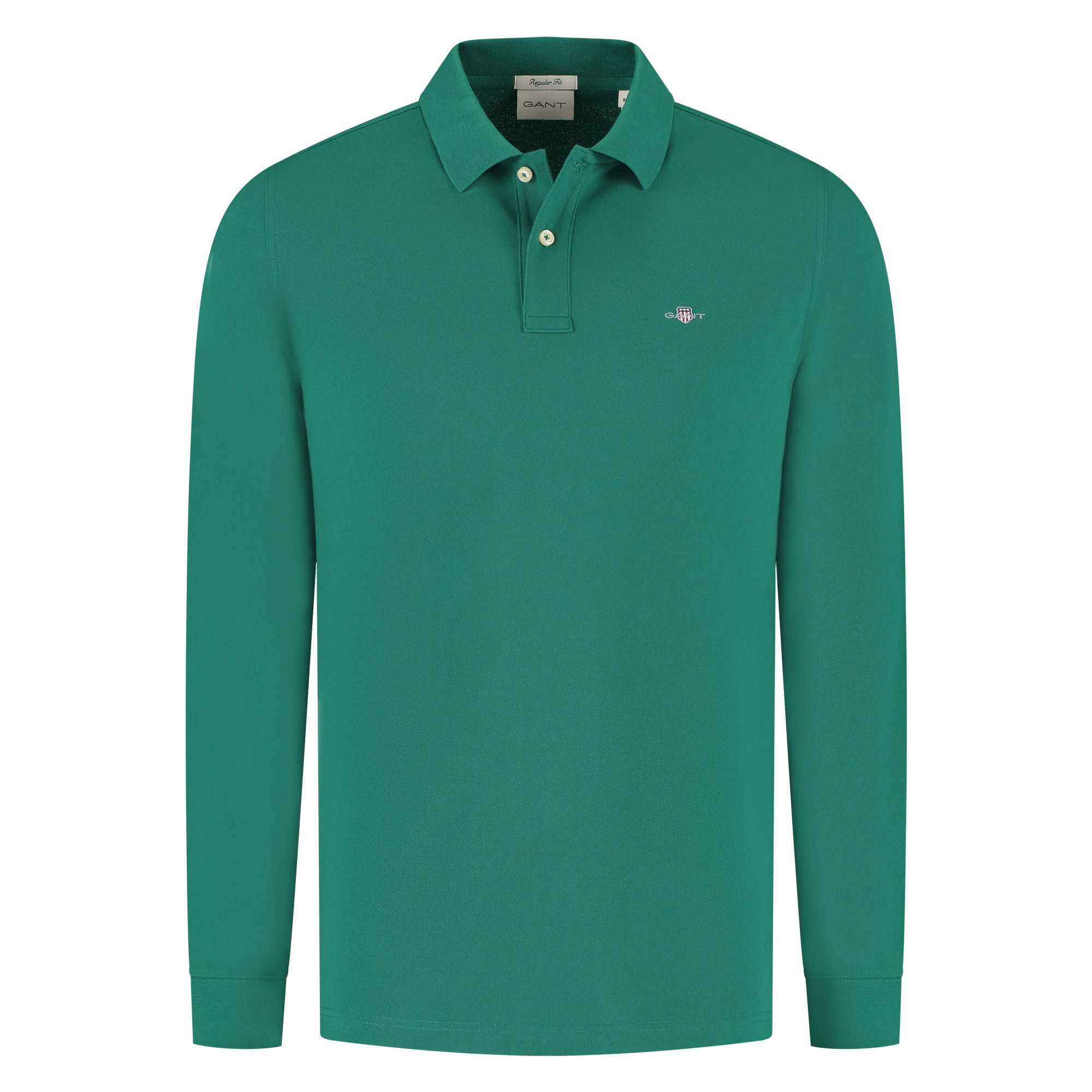 Gant Shield Piqué Rugger Longsleeve Polo Heren