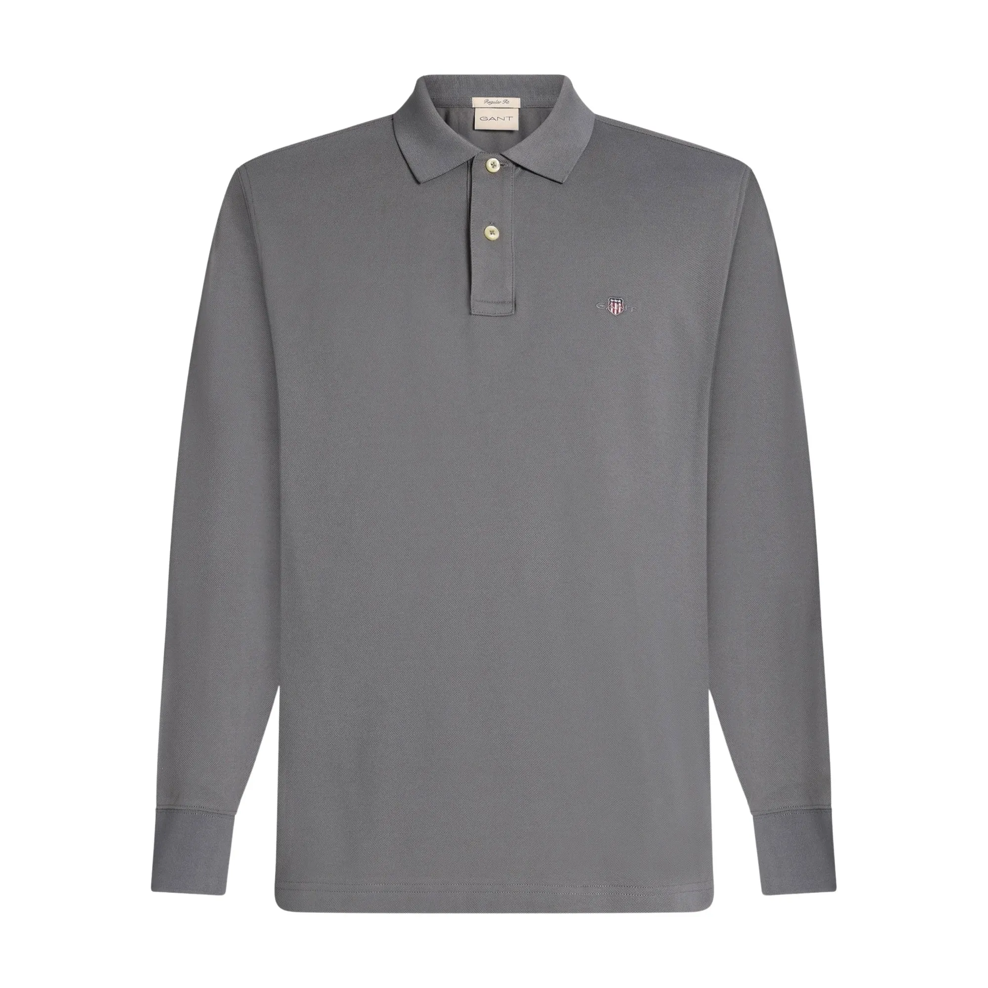 Gant Shield Piqué Rugger Longsleeve Polo Herren