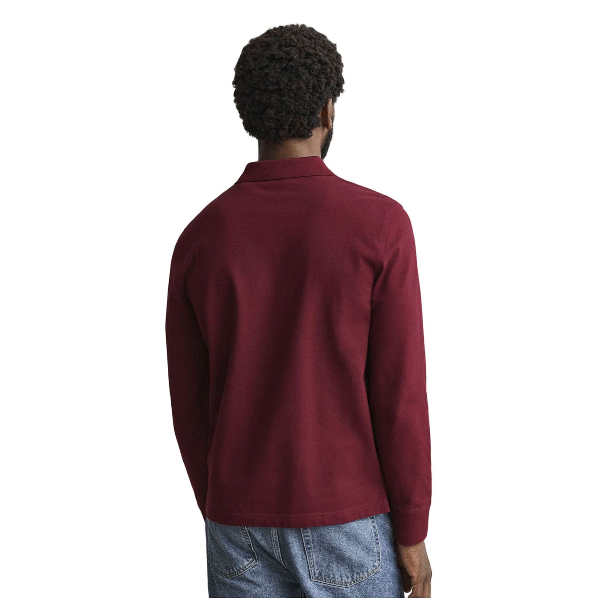 Polo T-shirt Gant Shield Piqué Rugger Longsleeve Homme