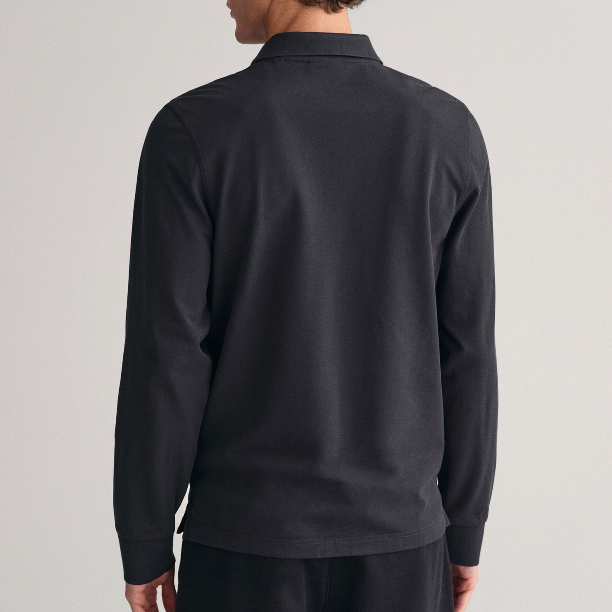 Gant Shield Piqué Rugger Longsleeve Polo Men