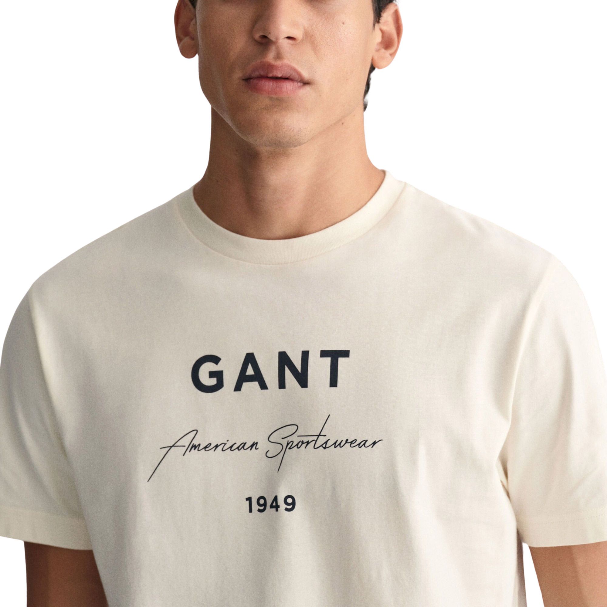 Gant Script Graphic Printed Shirt Heren