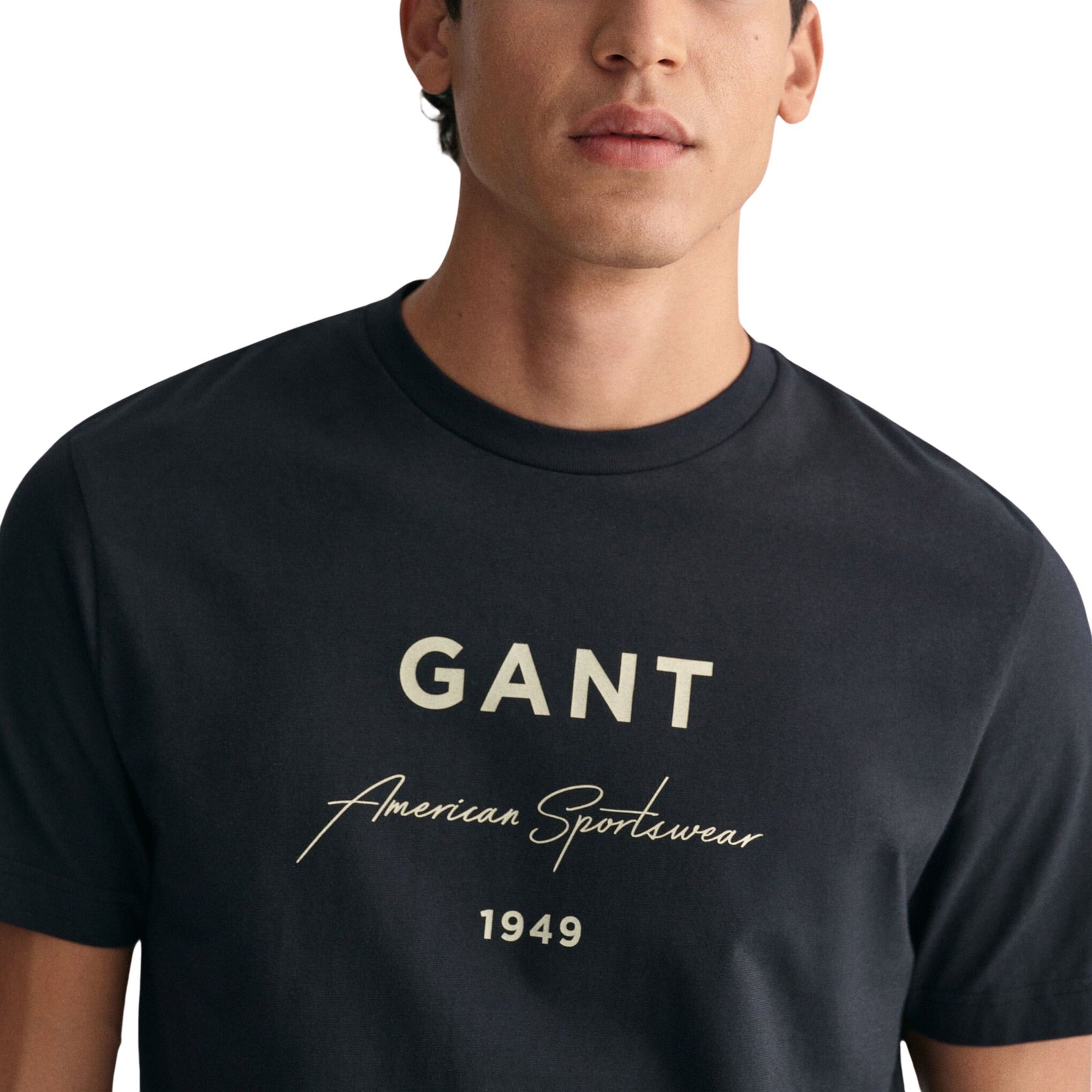 Gant Script Graphic Printed Shirt Heren