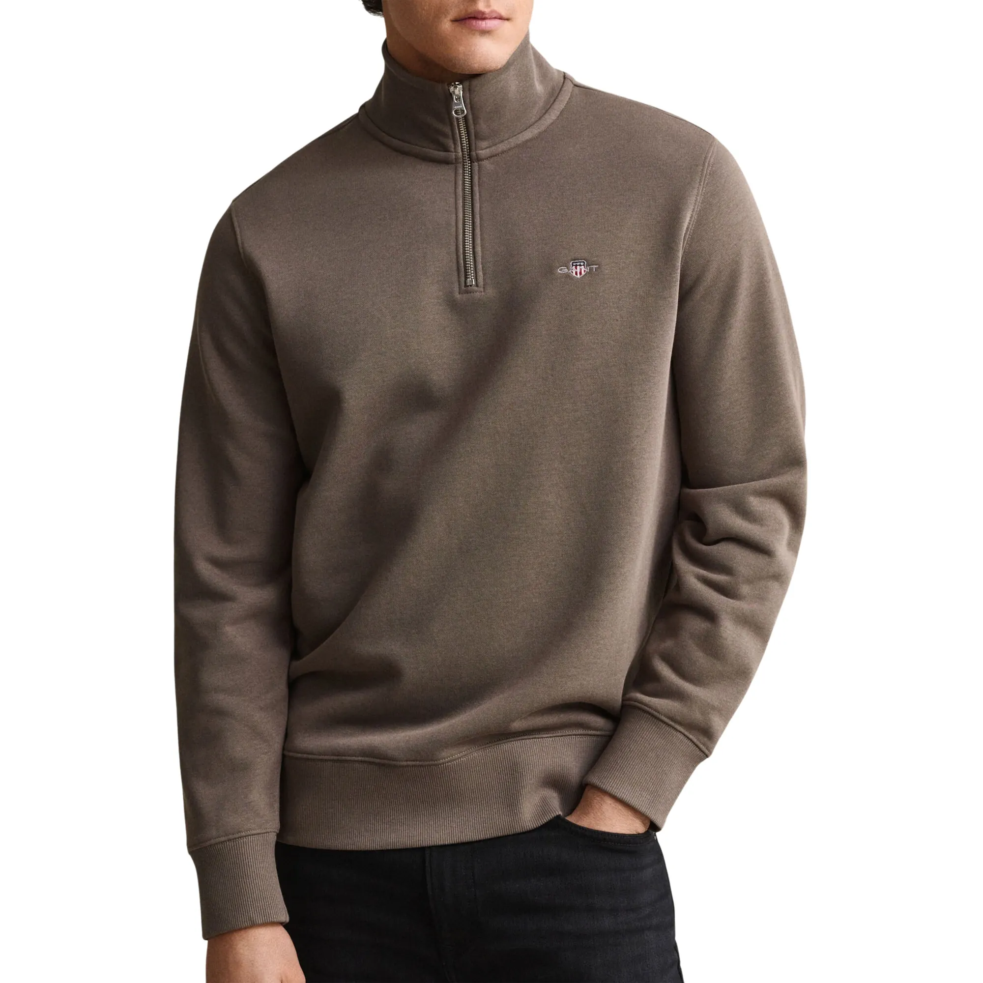 Gant Shield Half Zip Sweater Men