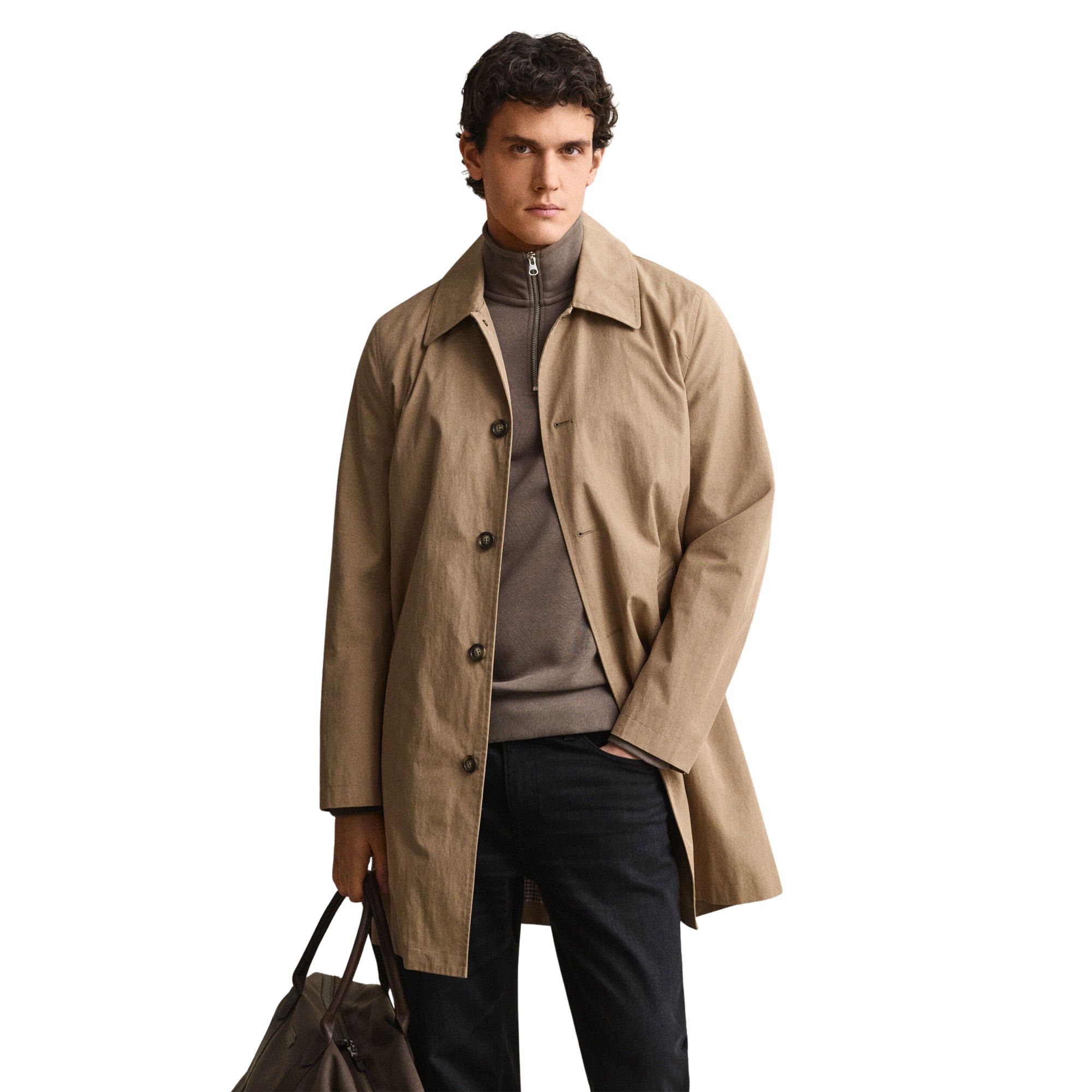 Pull Gant Shield Half Zip Homme