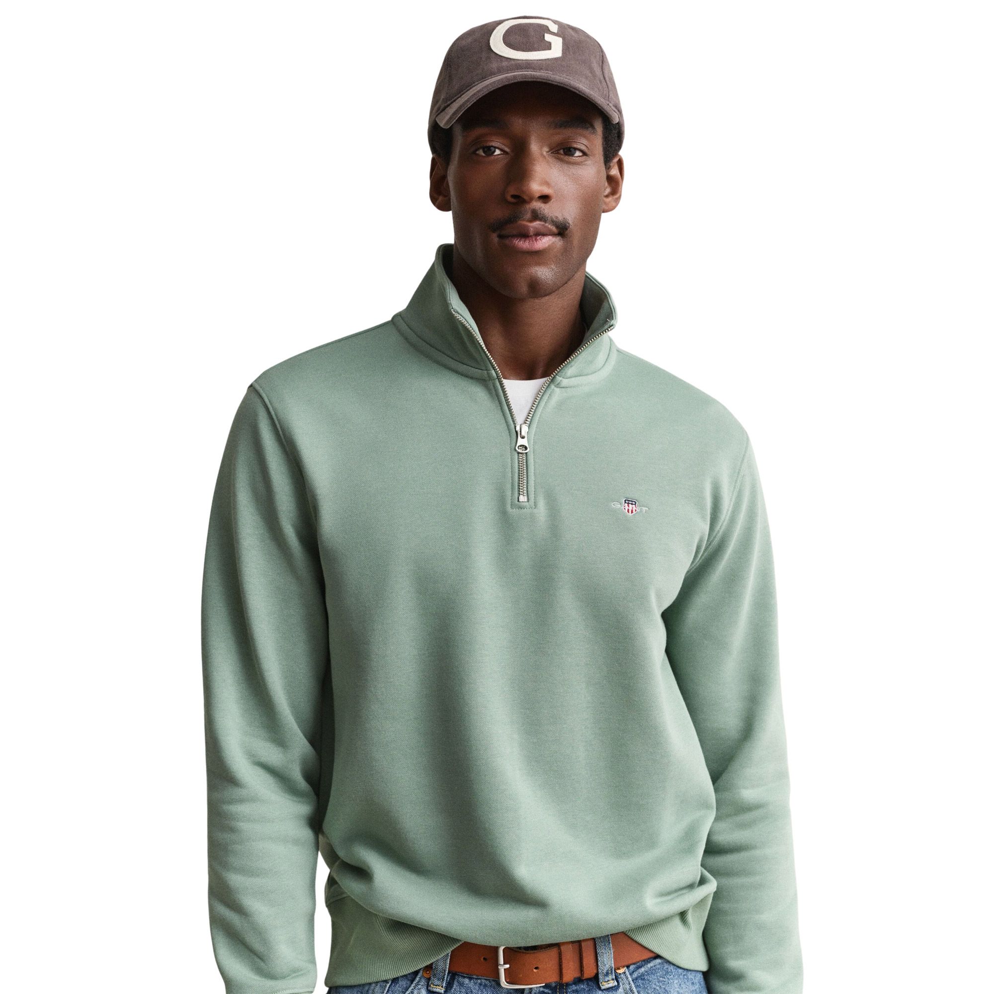 Gant Shield Half Zip Pullover Herren