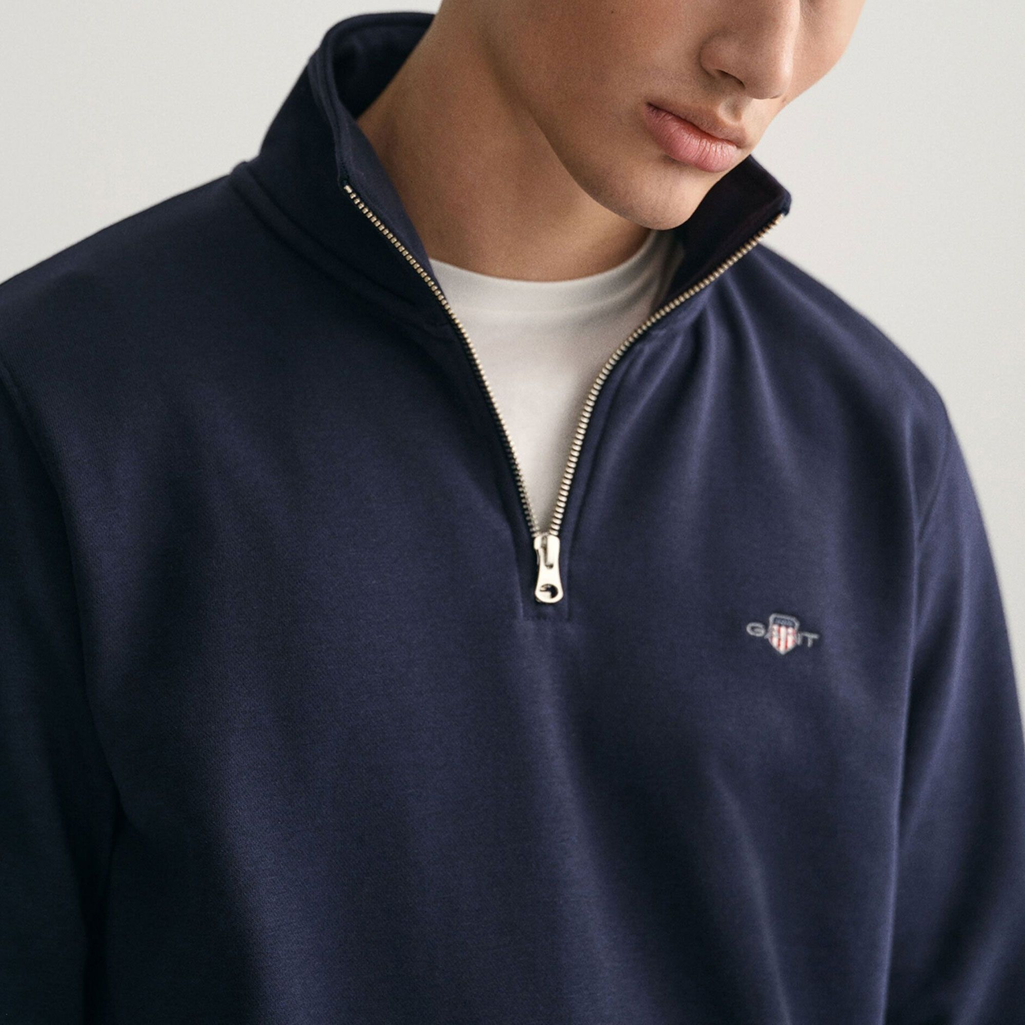 Gant Shield Half Zip Pullover Herren