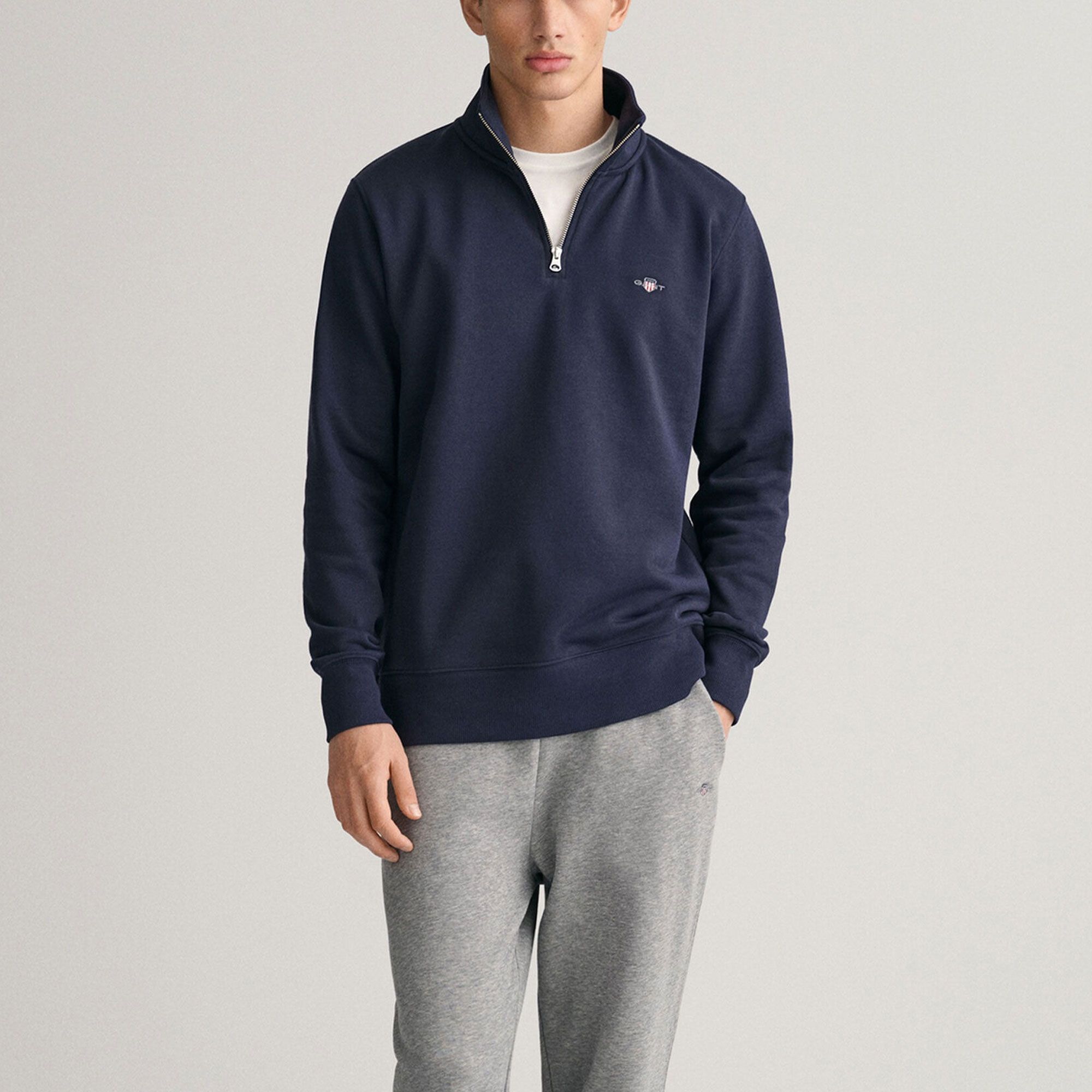 Gant Shield Half Zip Pullover Herren