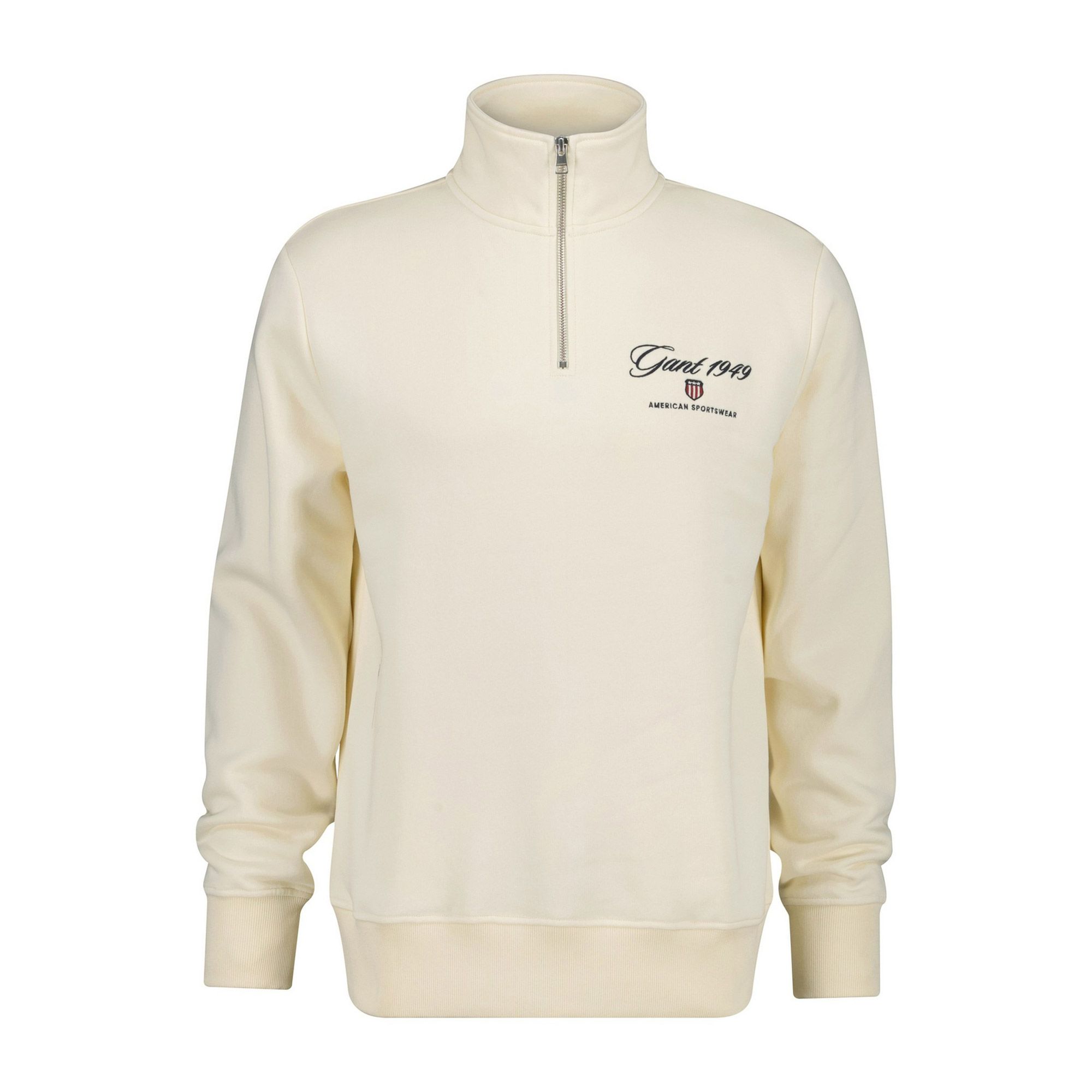 Gant Graphic Half Zip Sweater Heren