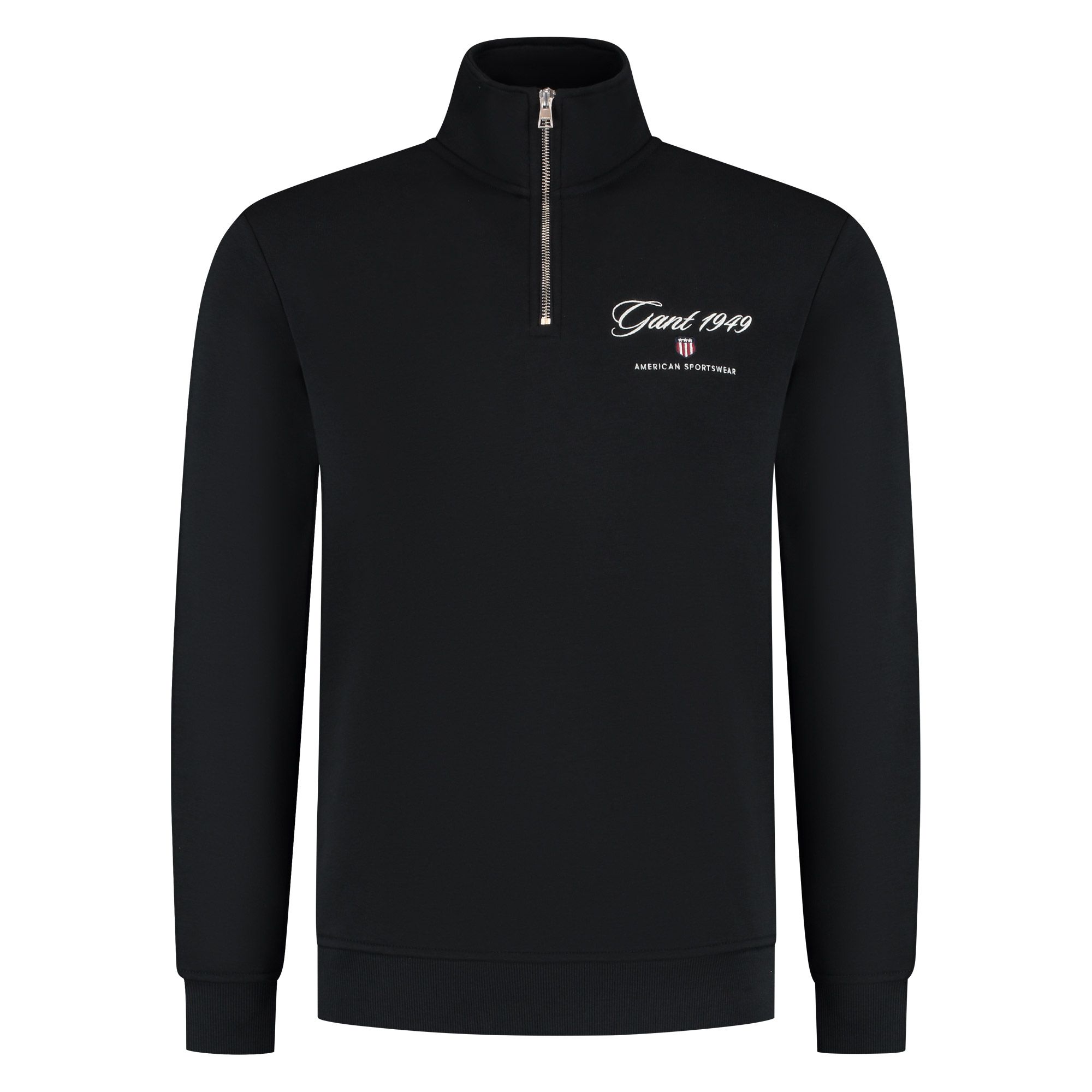 Gant Graphic Half Zip Sweater Heren
