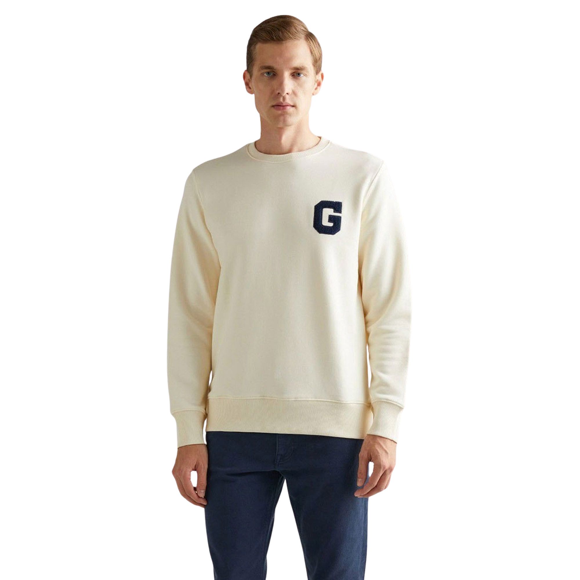 Gant G Graphic C-Neck Sweater Heren 