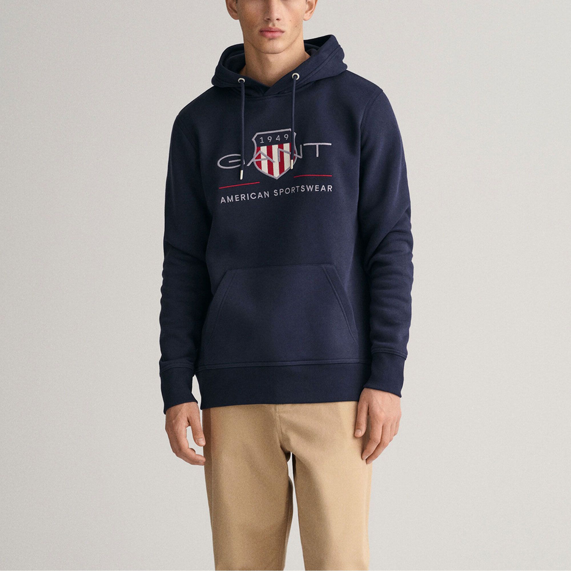 Felpa Archive Shield con cappuccio