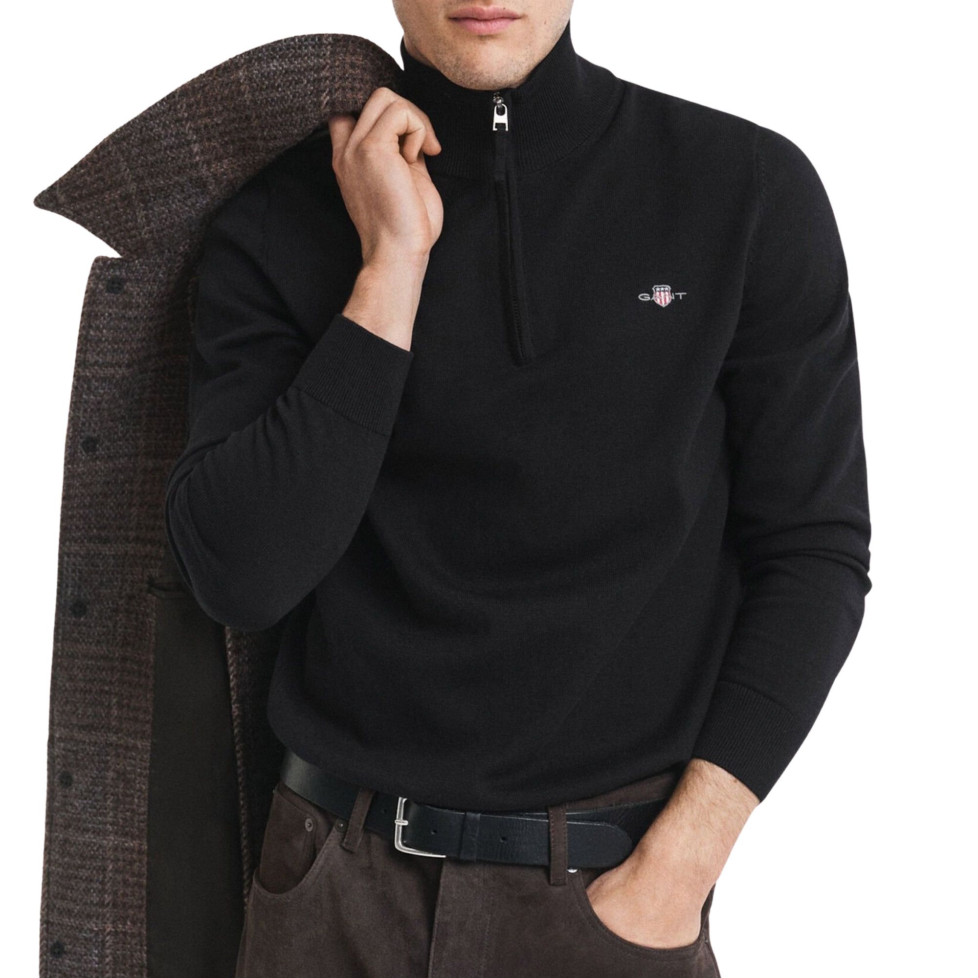 Gant Classic Half Zip Sweater Heren