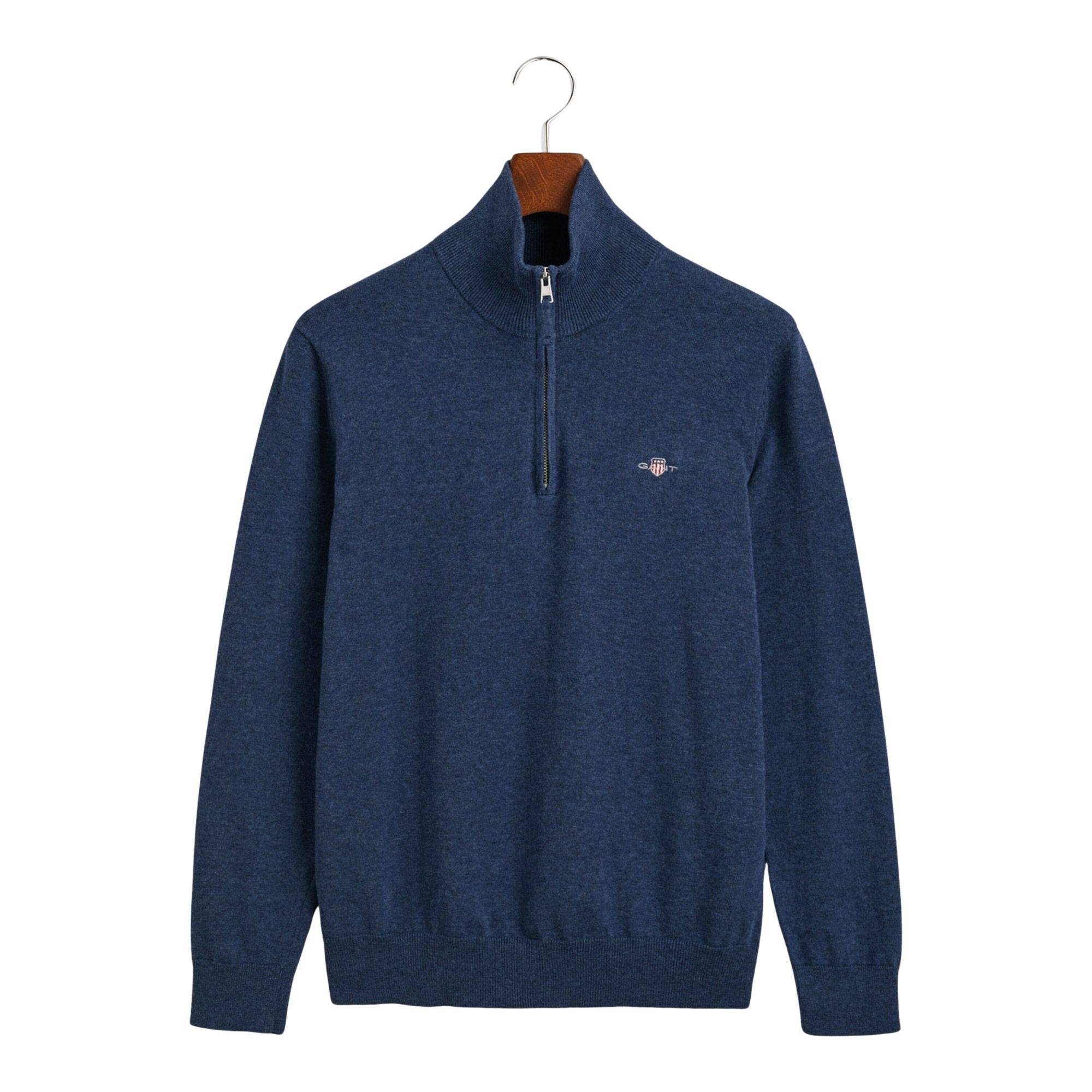 Gant Classic Sweat zippé demi-fermeture Homme