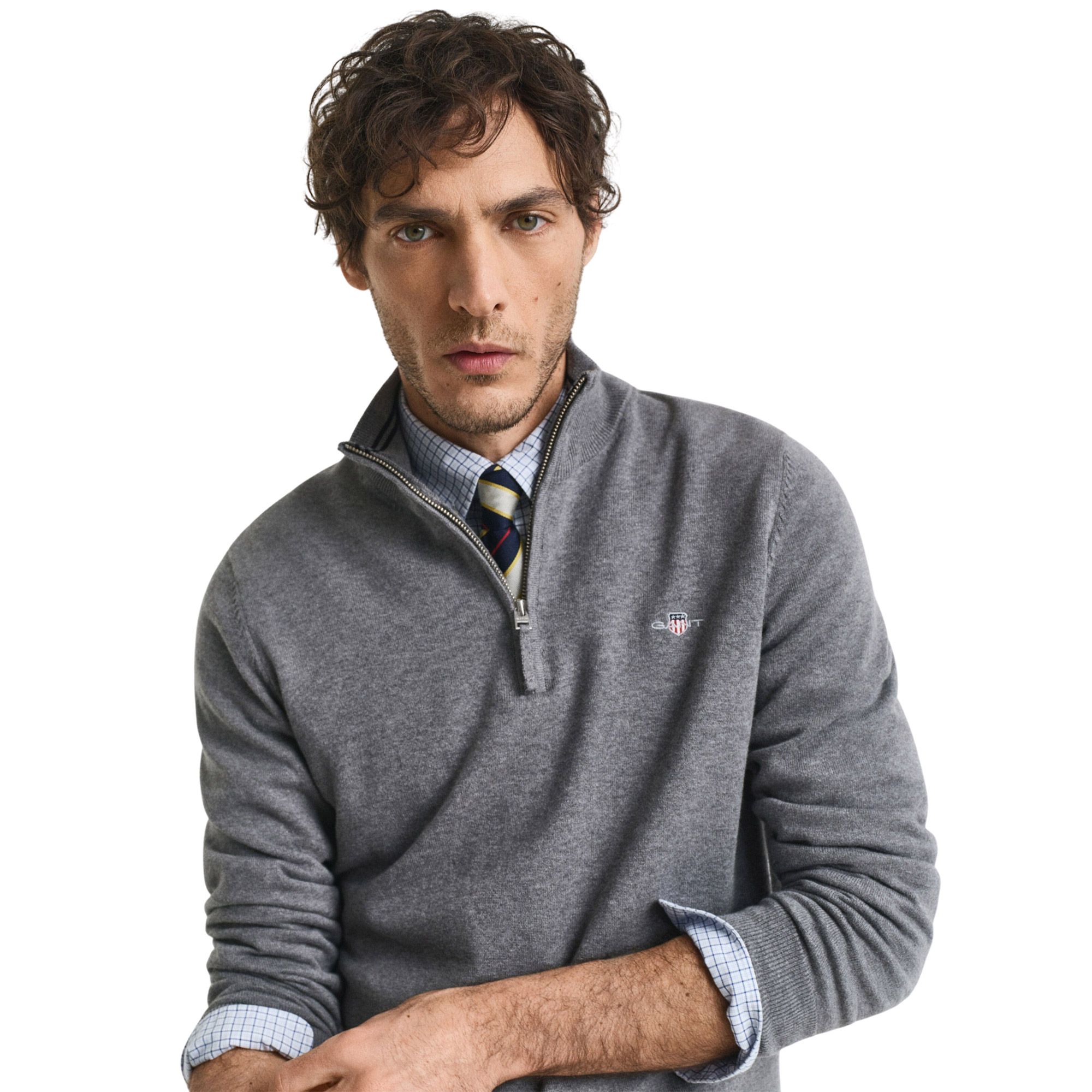 Gant Classic Half Zip Sweater Heren