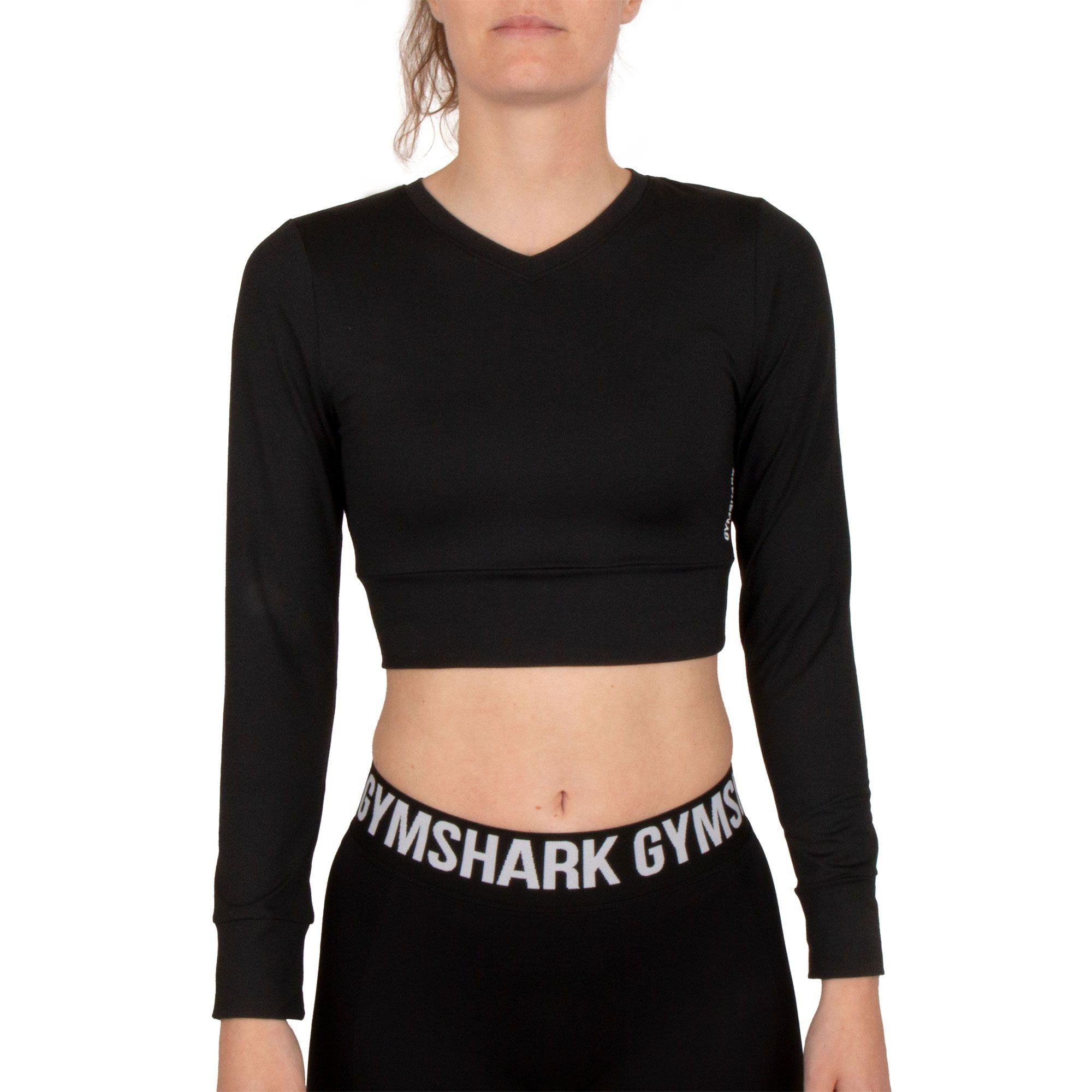 Gymshark Pause Strappy Back Crop Longsleeve Shirt Dames