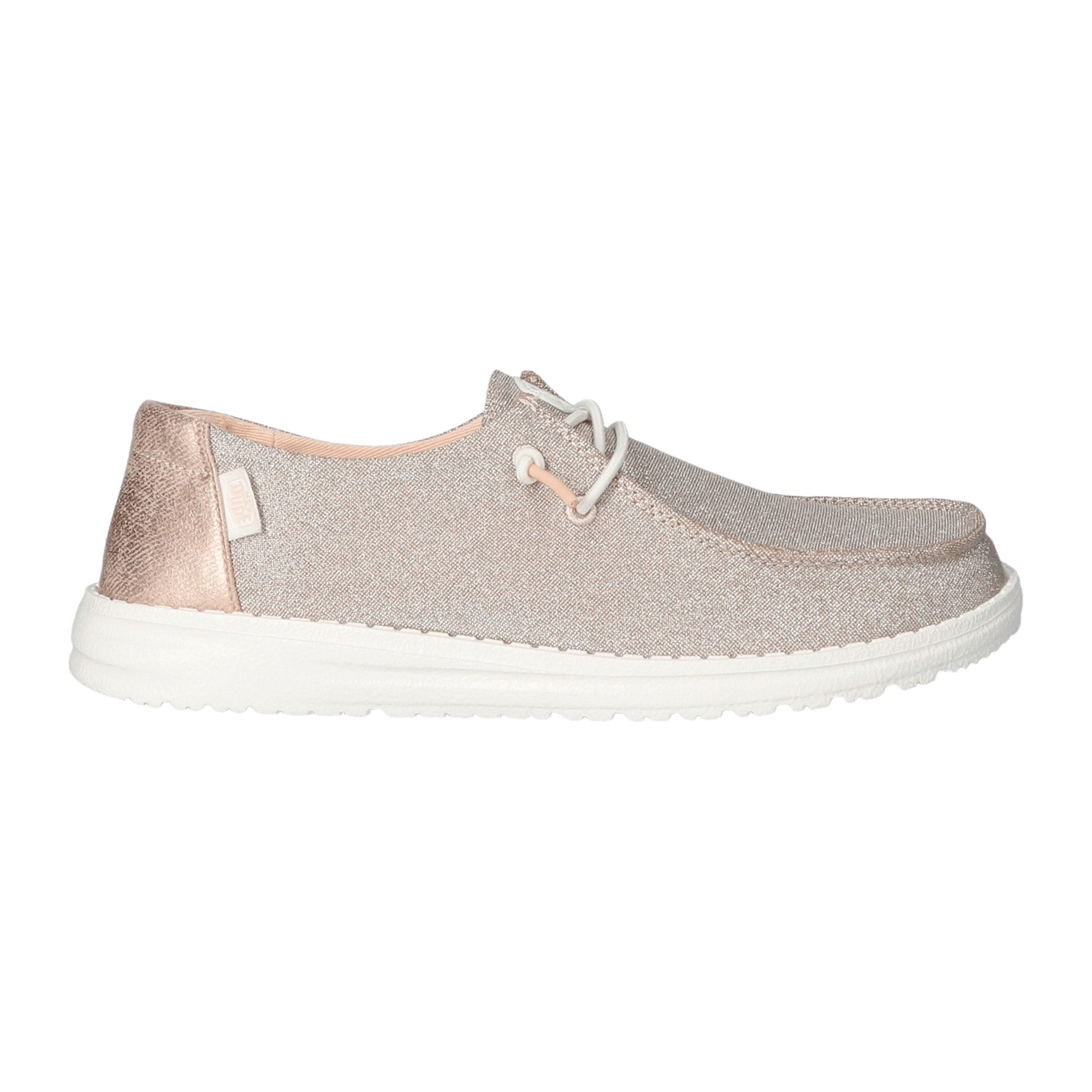 HEYDUDE Wendy Metallic Sparkle Slip-On Sneakers Dames