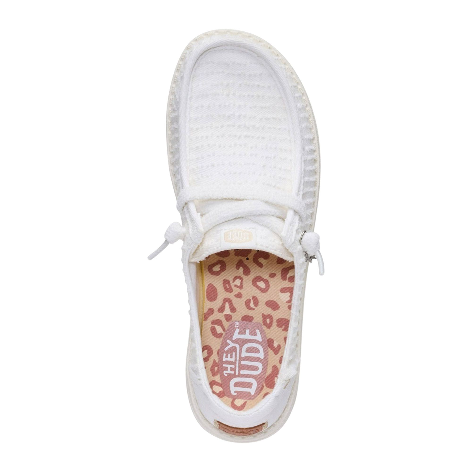 HEYDUDE Wendy Frayed Canvas Slip-On Sneakers Women