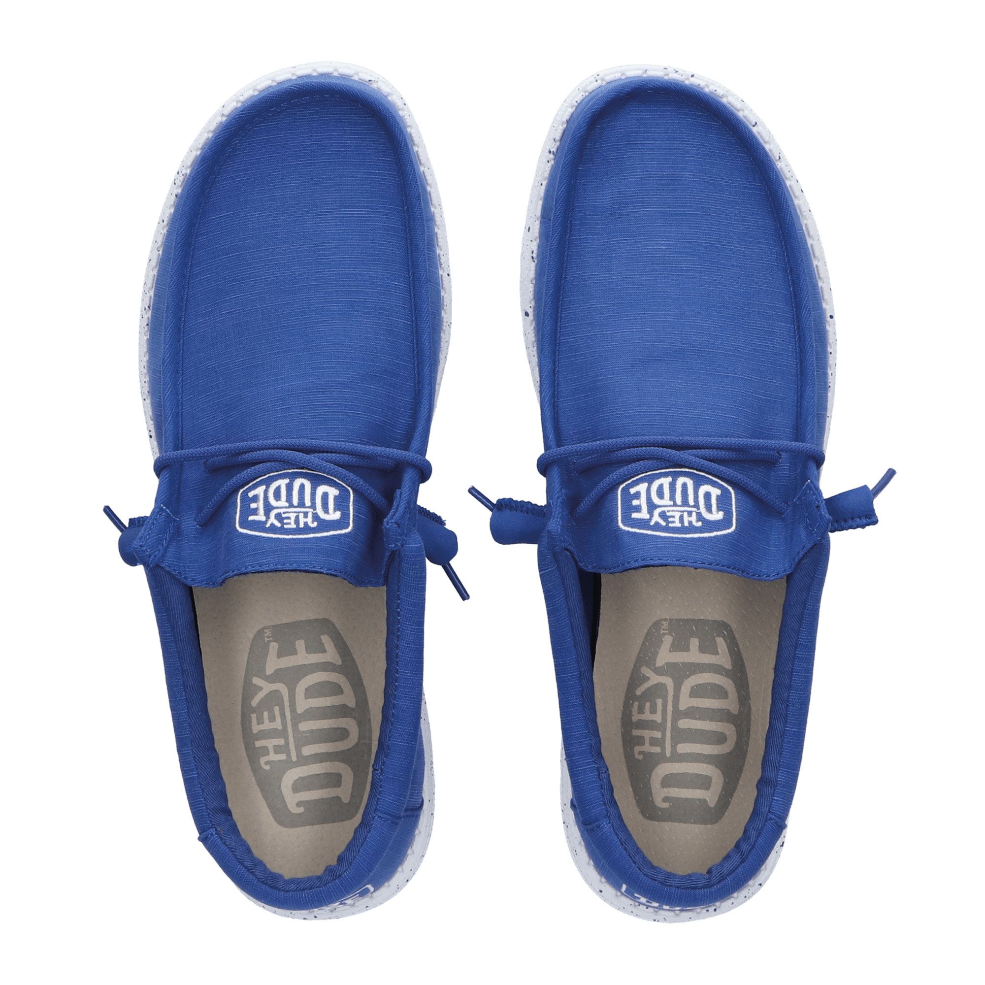 HEYDUDE Wally Slub Canvas Slip-On Sneakers Heren