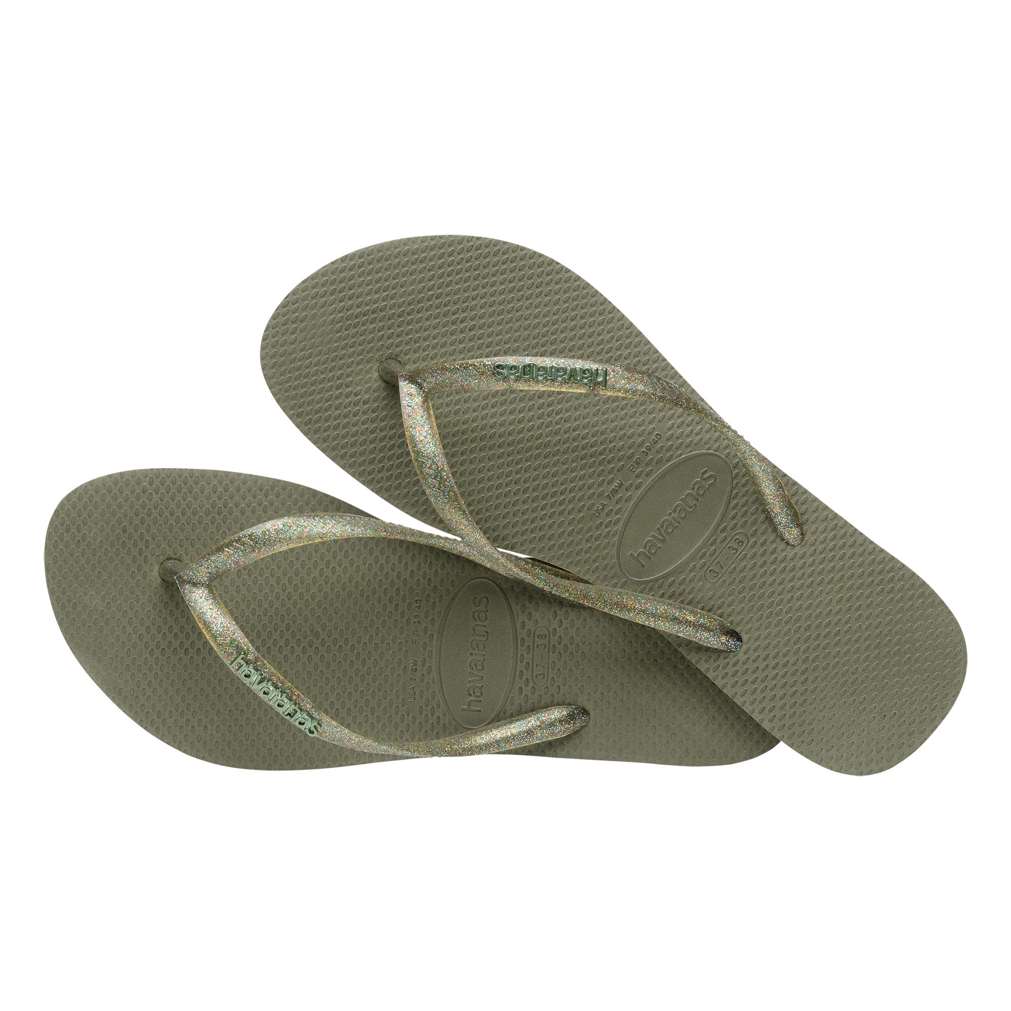 Havaianas Slim Logo Metallic Teenslippers Dames