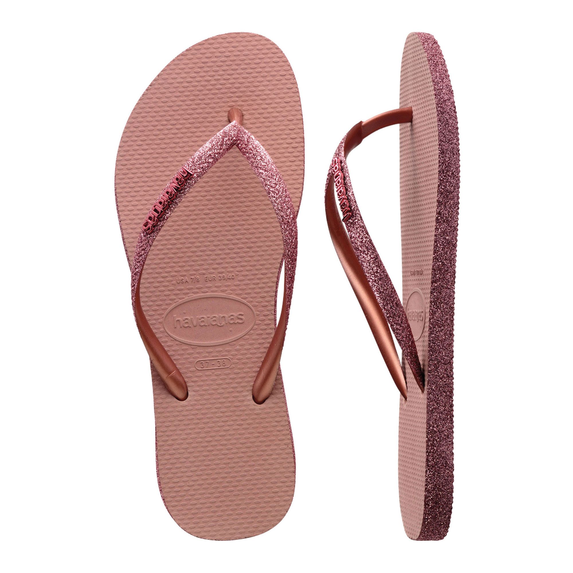 Havaianas Slim Glitter - Slippers voor meisjes - Roze