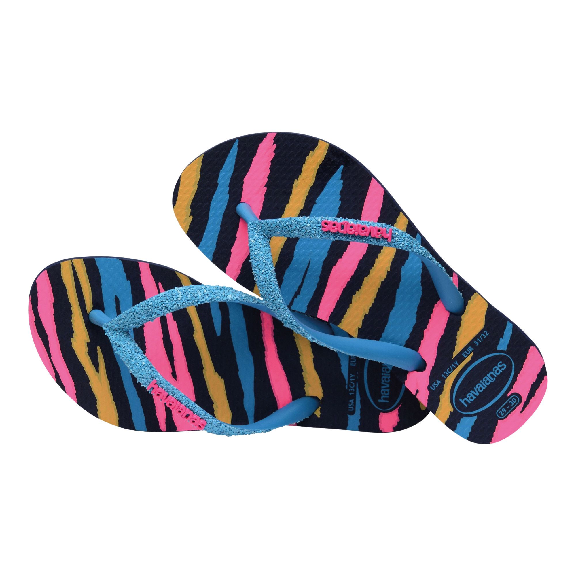 Havaianas Slim Glitter Trendy Teenslippers Junior