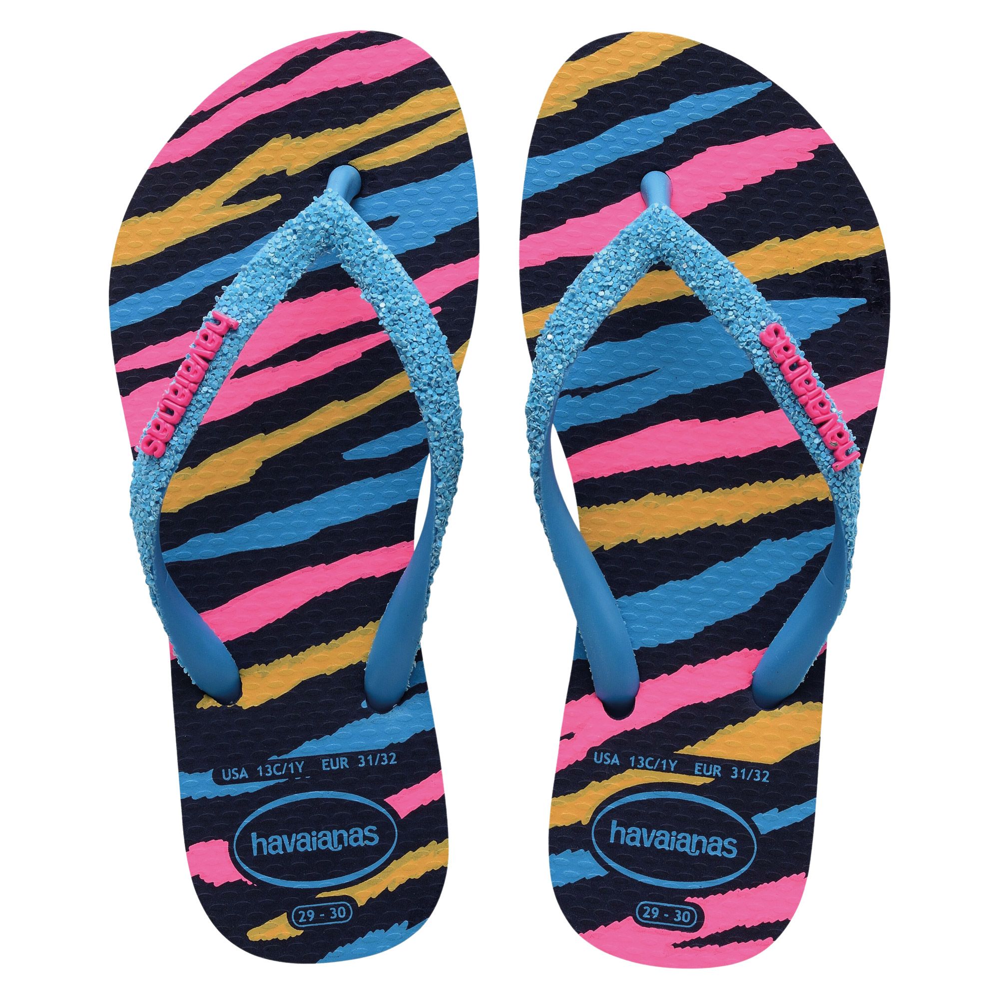 Havaianas Slim Glitter Trendy Teenslippers Junior