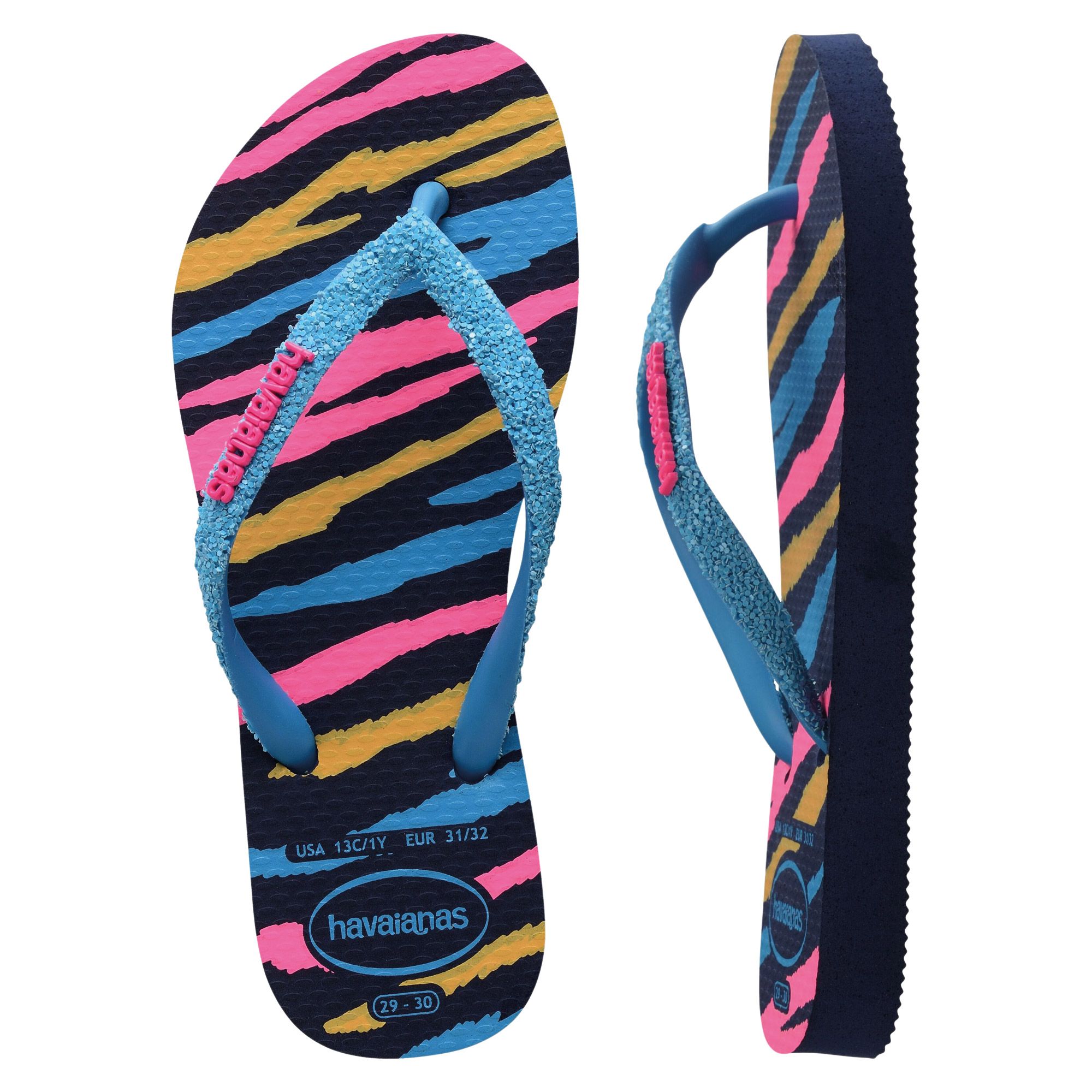 Havaianas Slim Glitter Trendy Teenslippers Junior