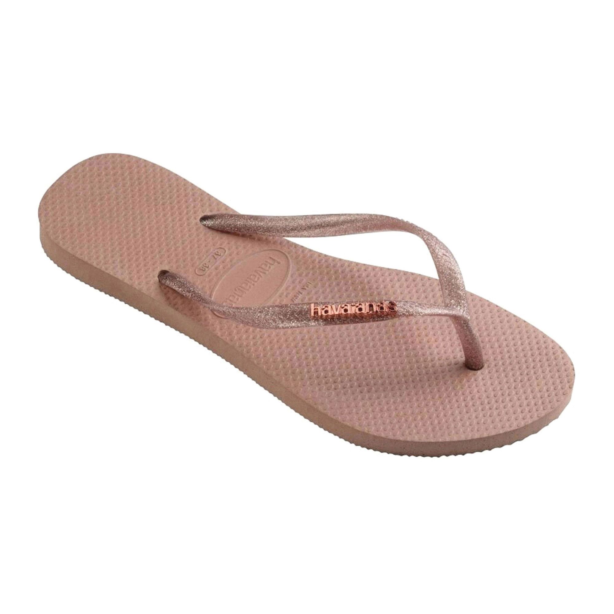 Havaianas Slim Logo Metallic Teenslippers Dames