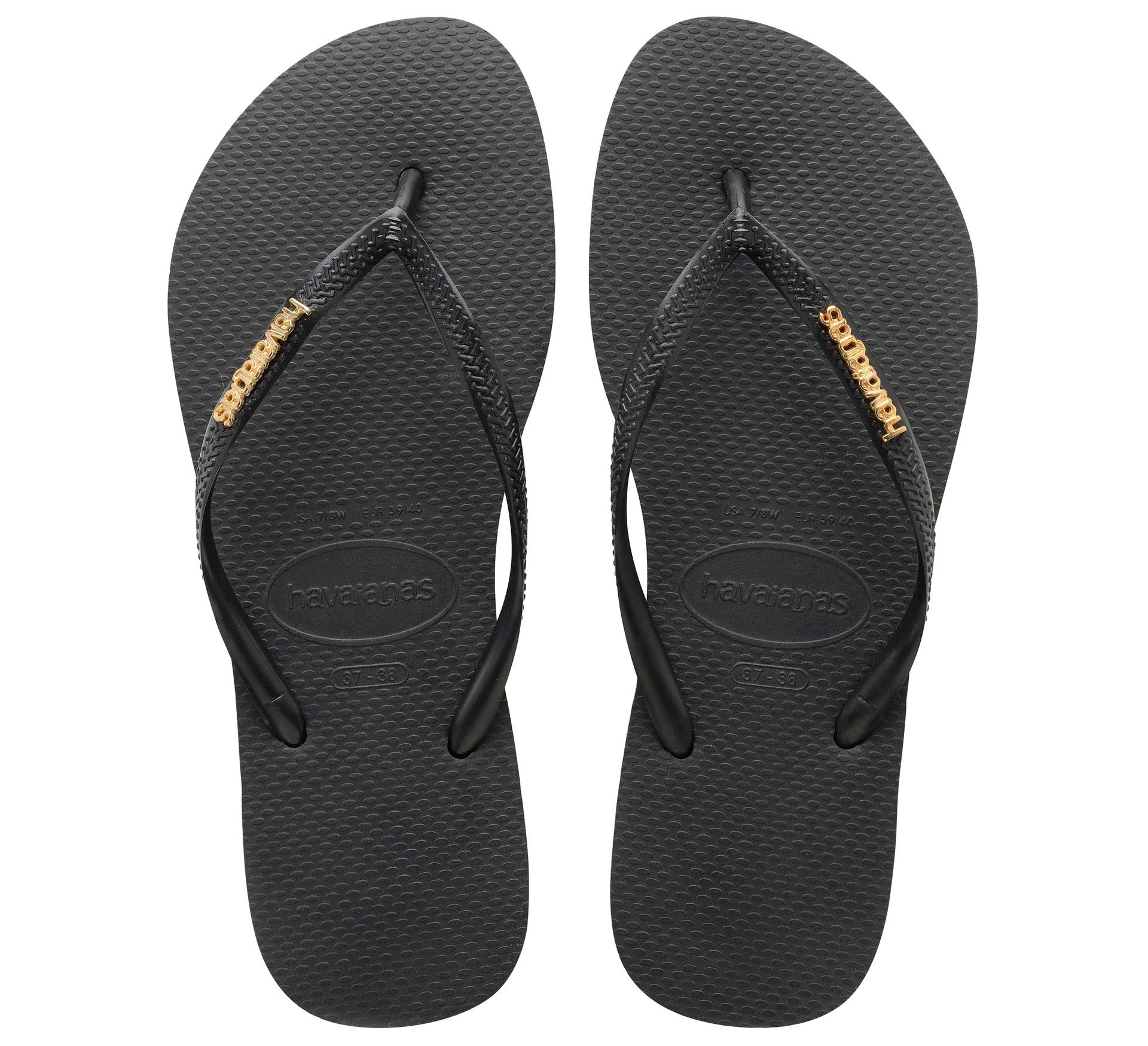 Havaianas Slim Logo Metallic Teenslippers Dames
