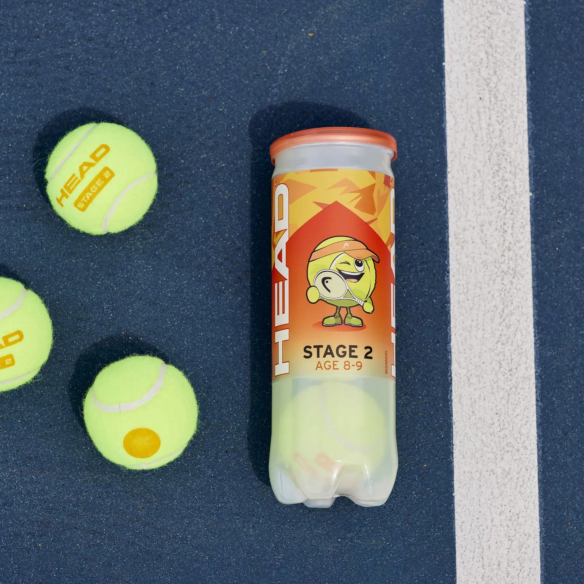 Head Stage 2 Tennisballen (3-can)