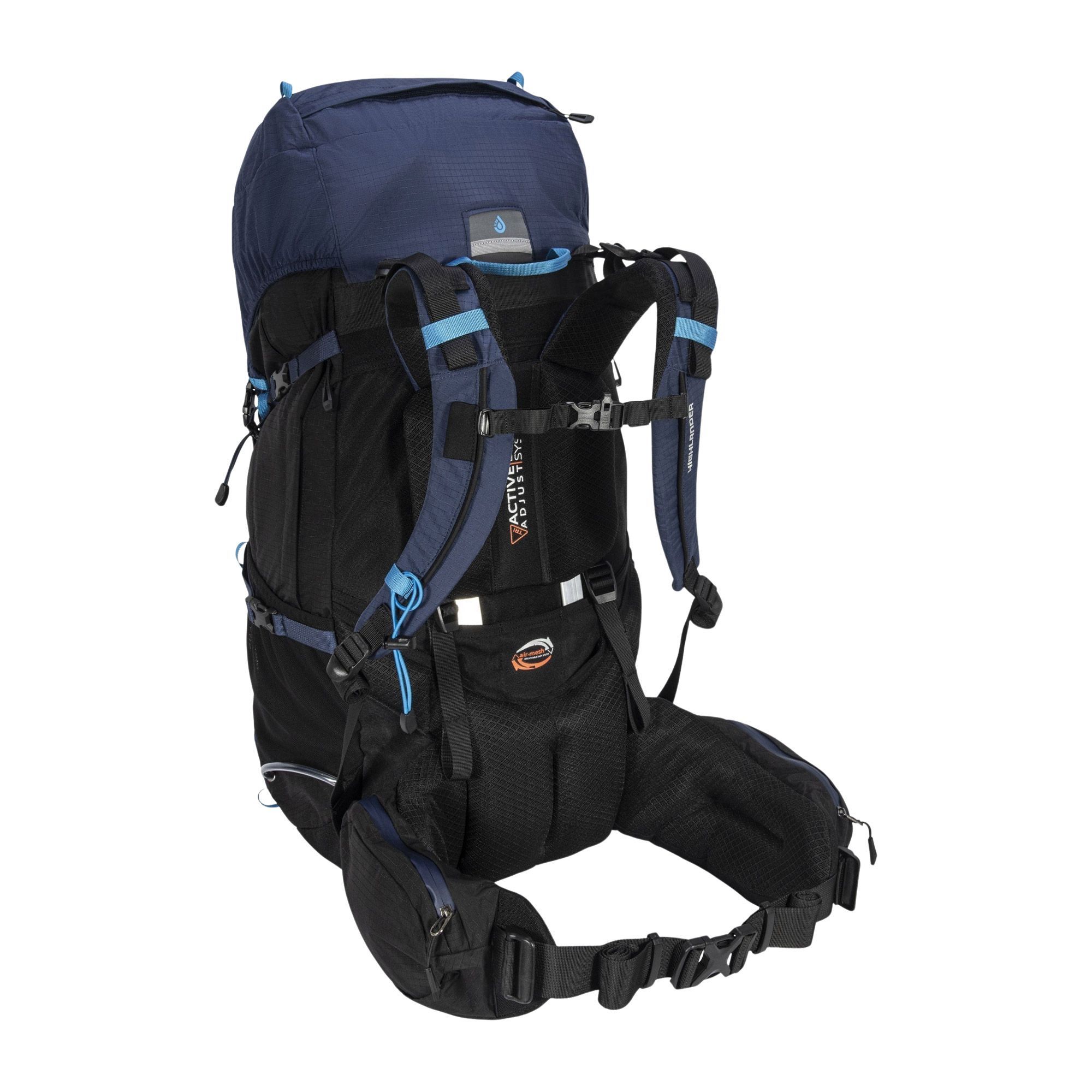 Highlander Novar Rugtas (60L+5L)