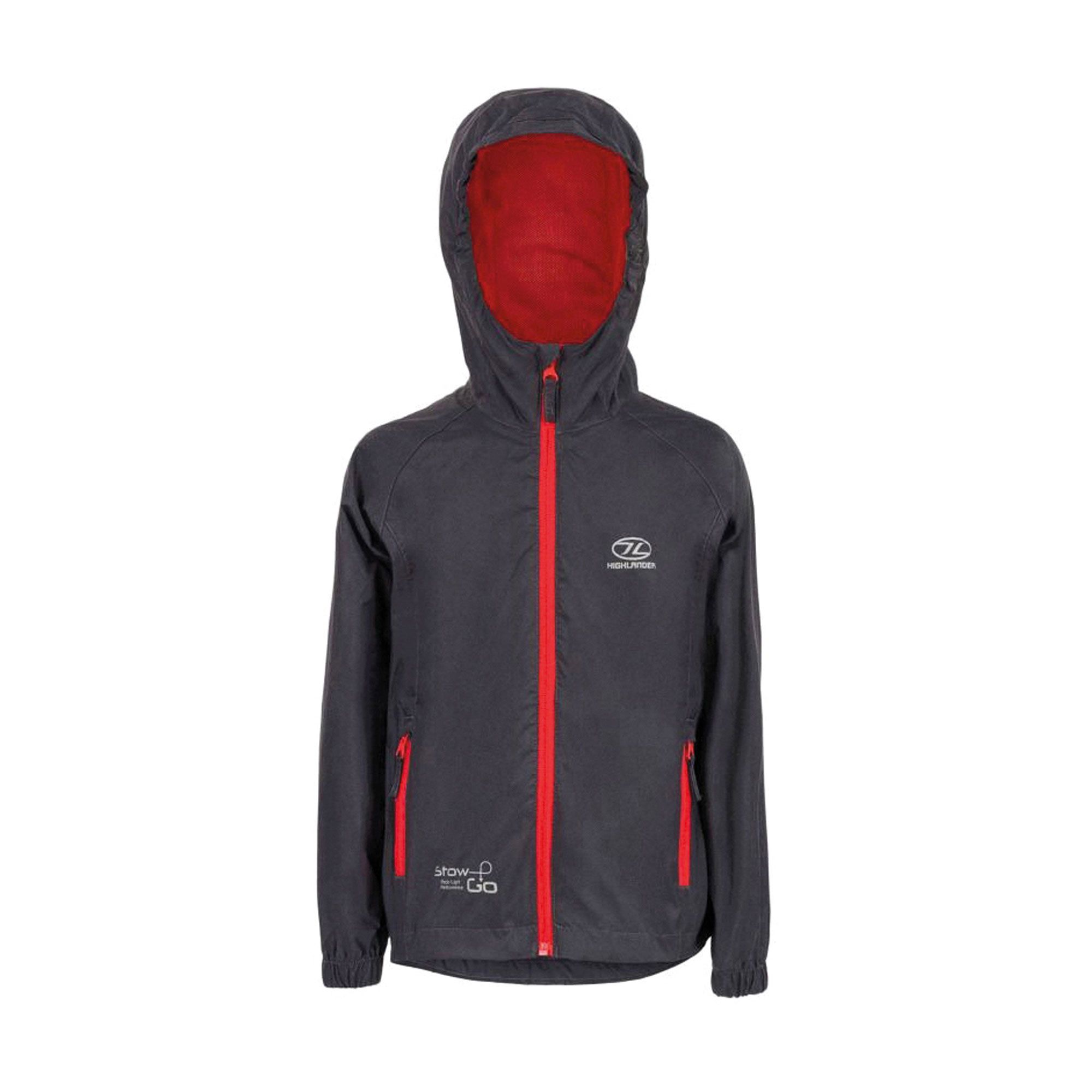 Highlander Stow & Go Kids Waterproof Jacket