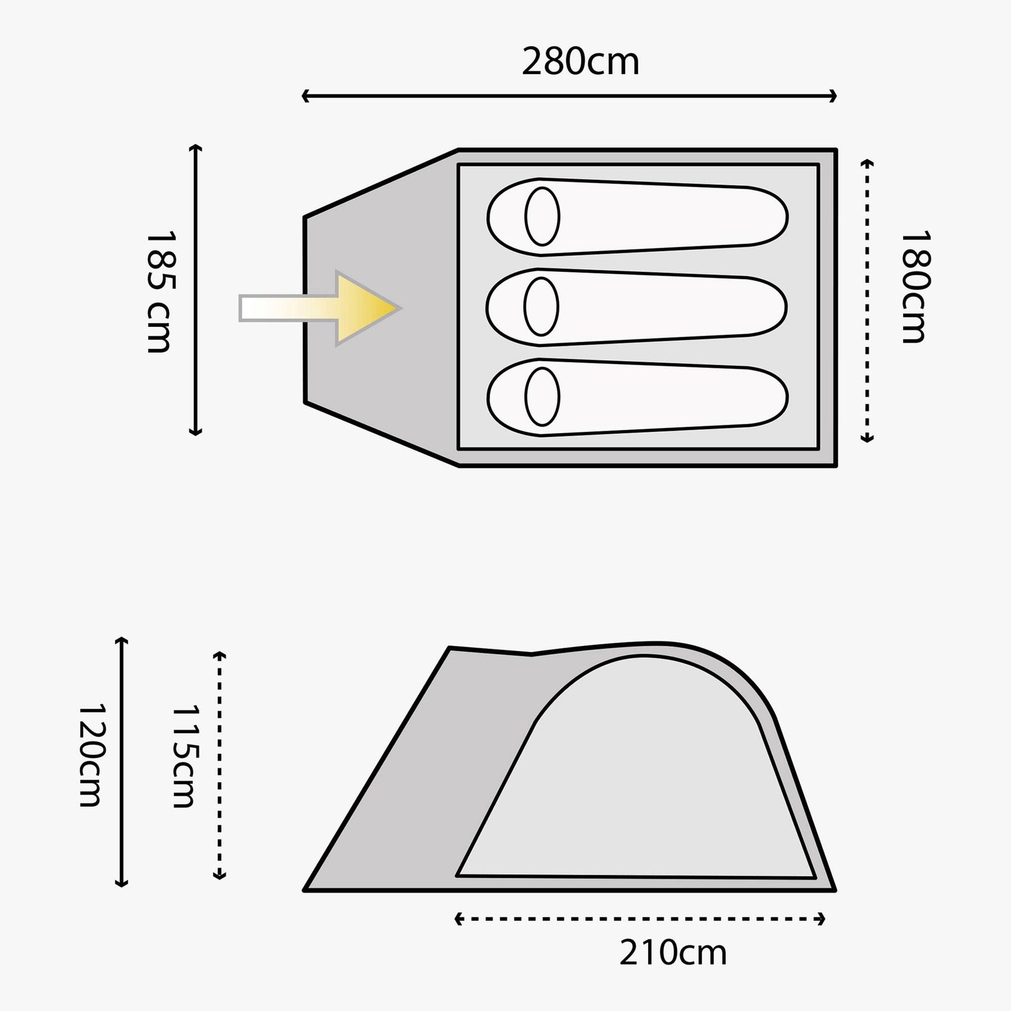 Highlander Juniper 3 Tent